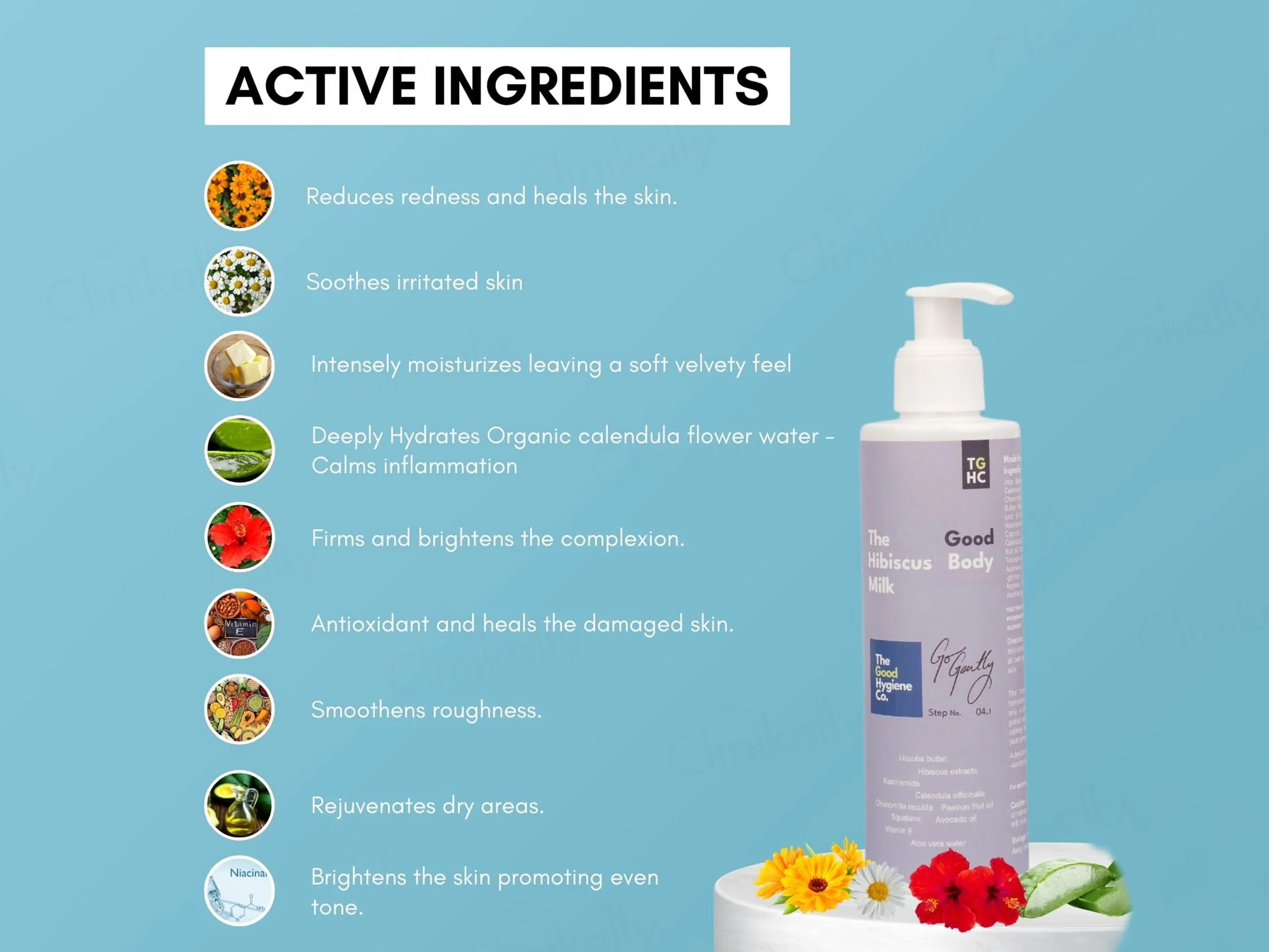 The Good Hygiene Co. Hibiscus Body Milk For Sensitive Skin - Image 3