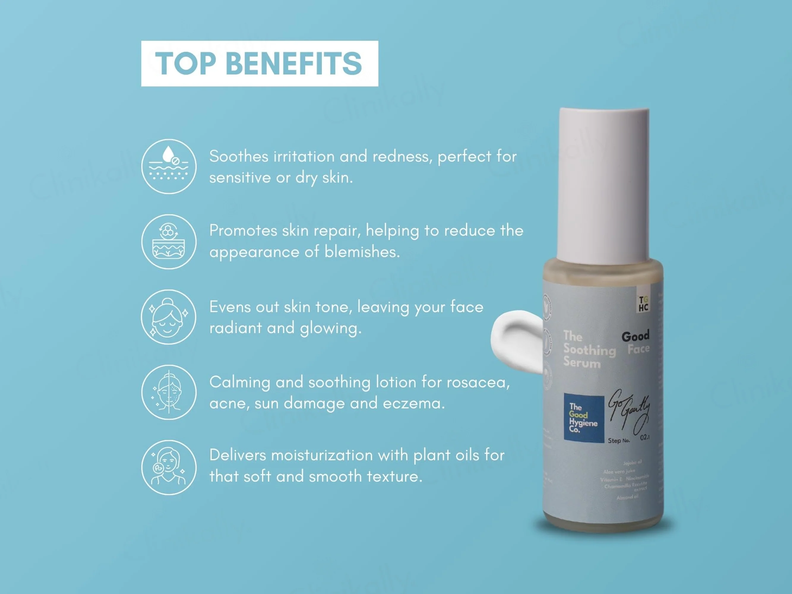 The Good Hygiene Co. Soothing Face Serum For Sensitive Skin - Image 2