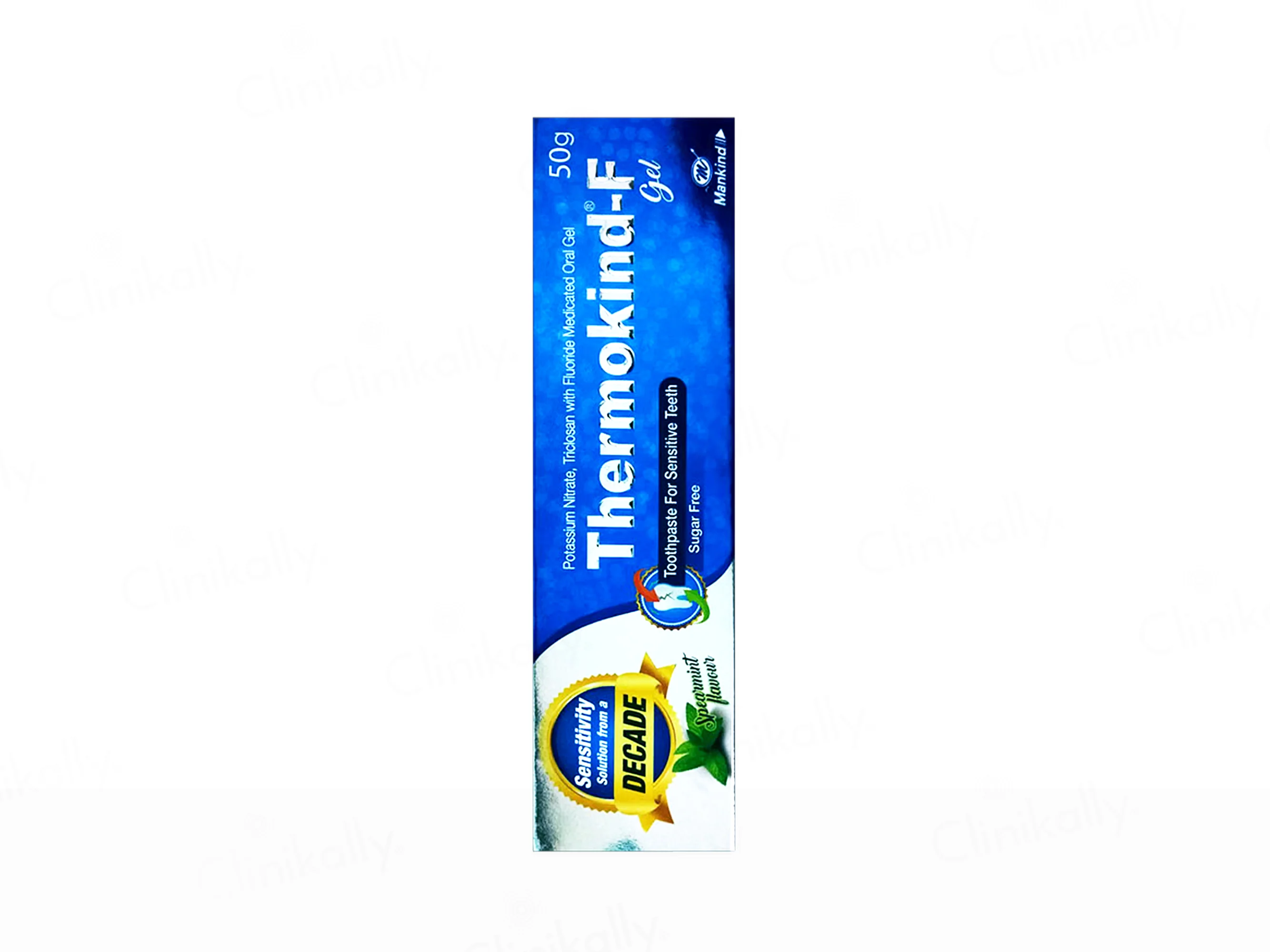 Thermokind-F Sugar Free Toothpaste Gel - Spearmint Flavour - Image 2