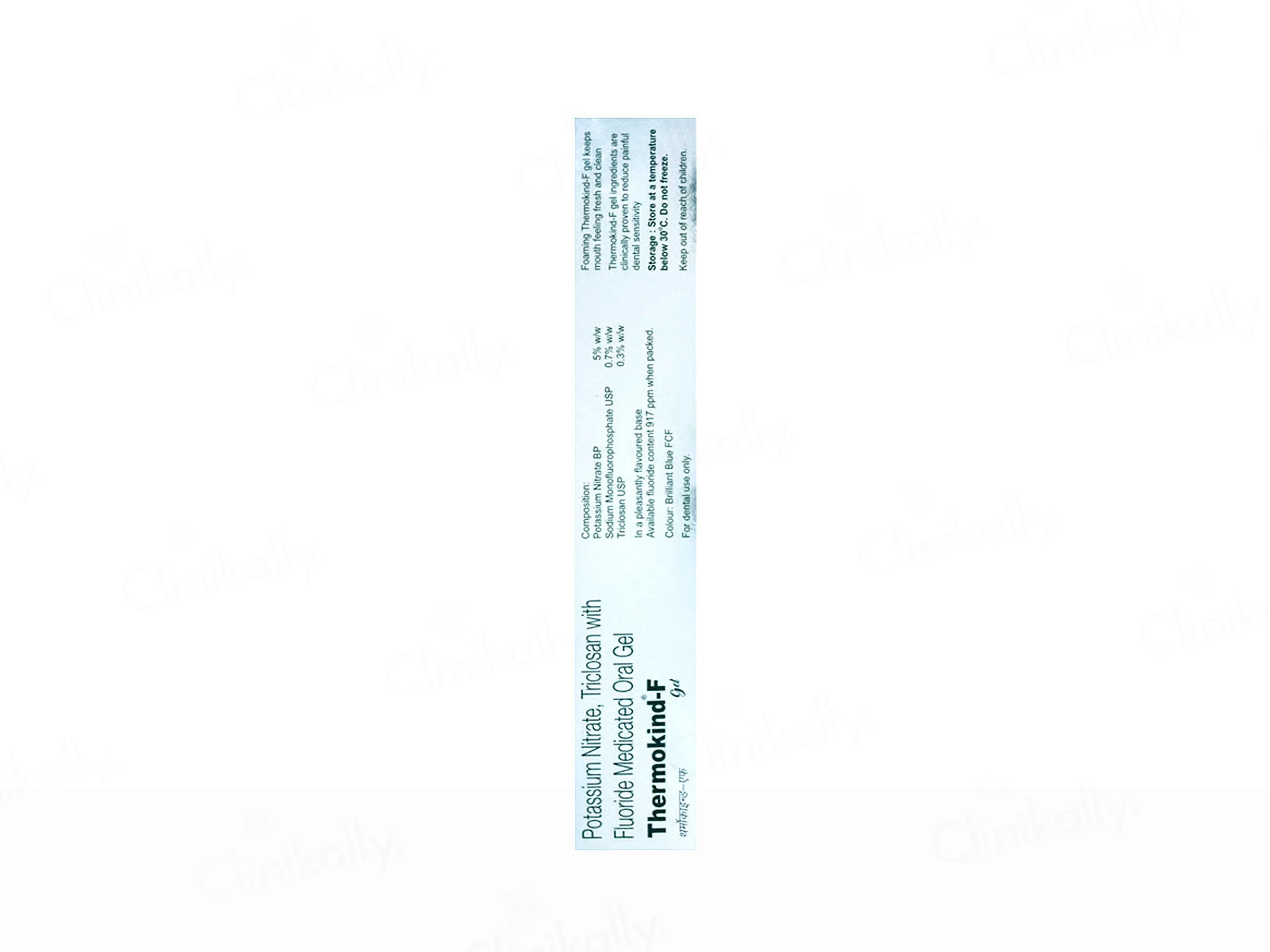 Thermokind-F Sugar Free Toothpaste Gel - Spearmint Flavour - Image 3