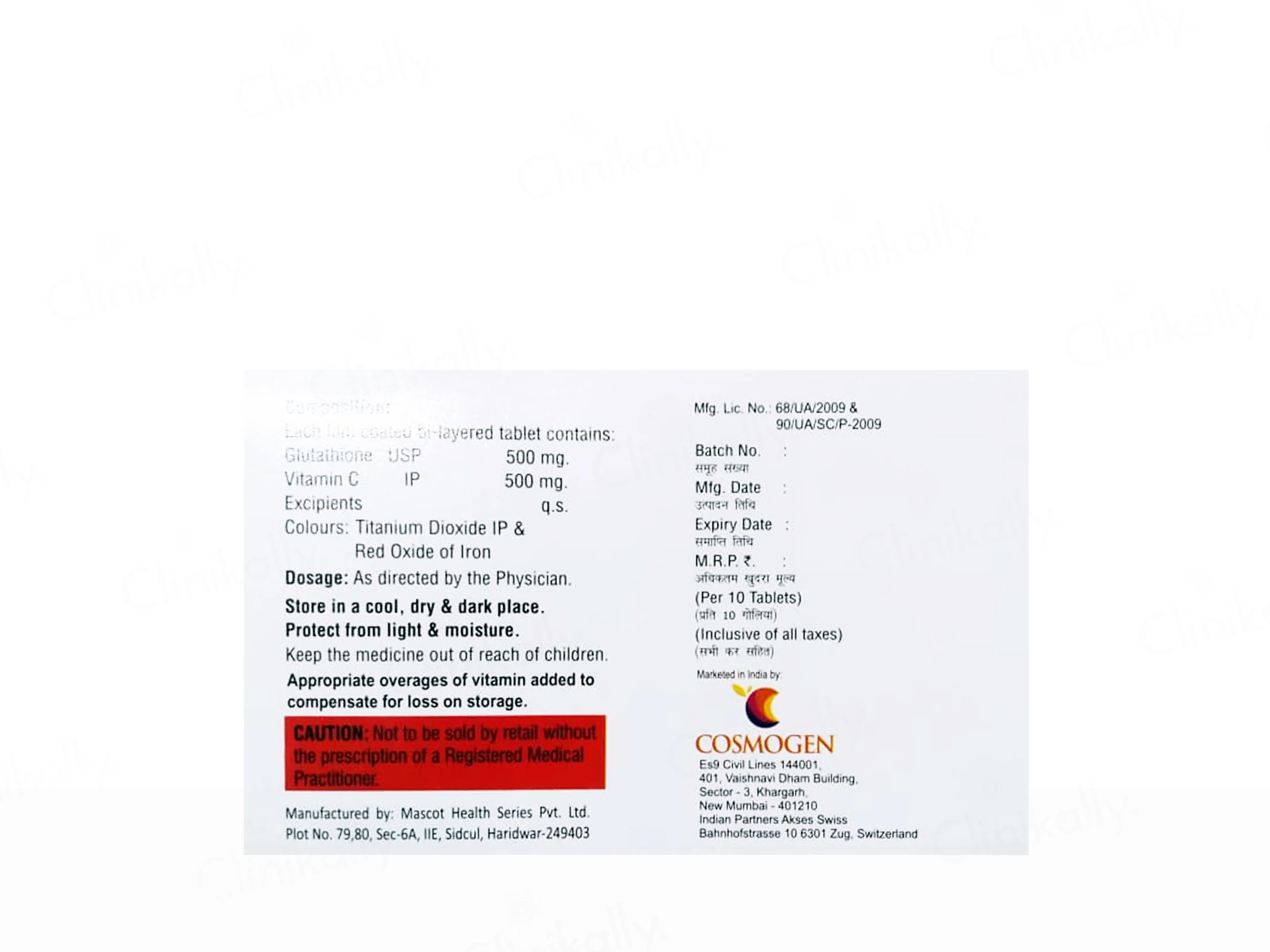 Thiohep Glutathione & Vitamin C Tablet - Image 4