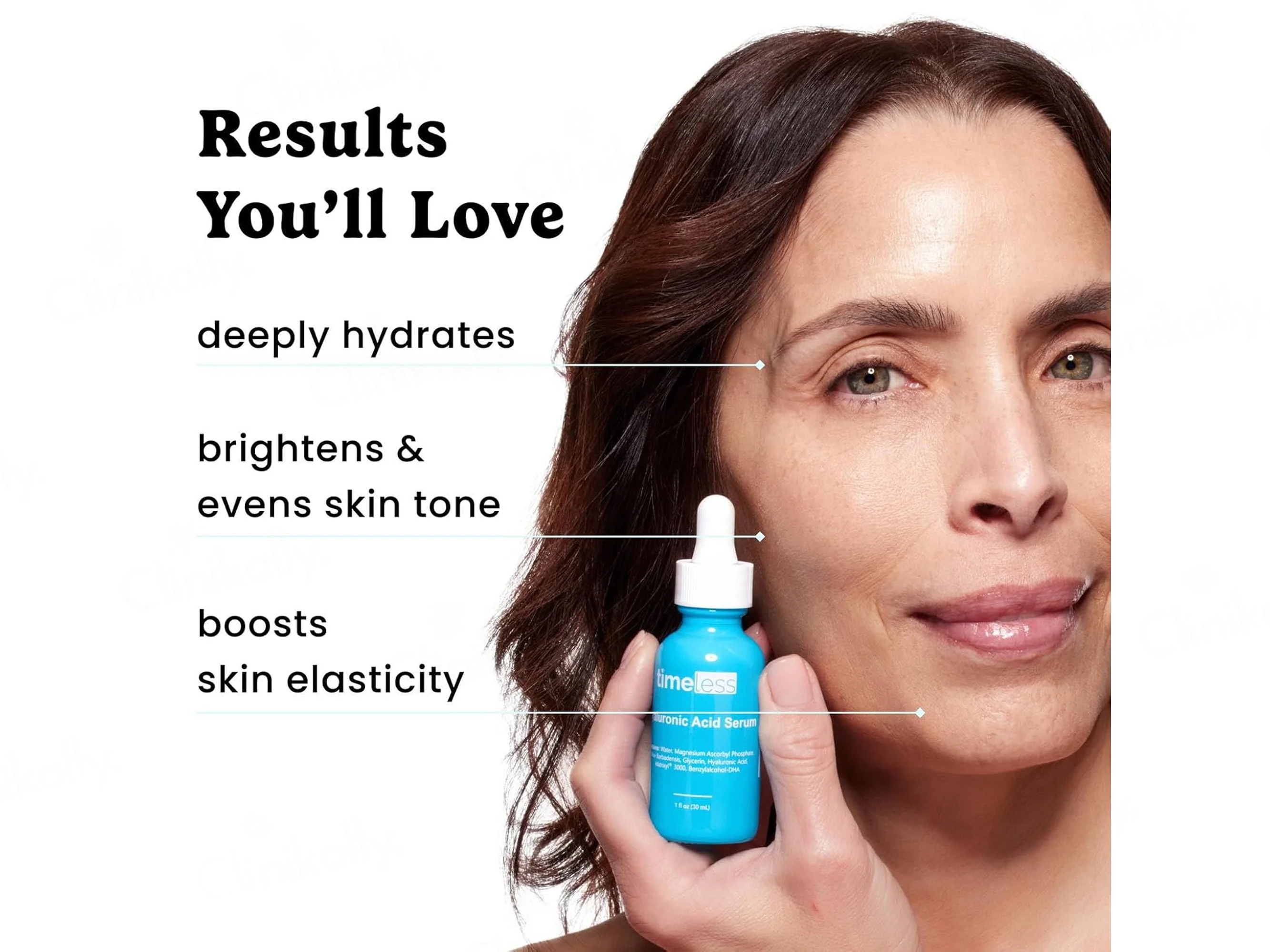 Timeless Skin Care Hyaluronic Acid Face Serum With Vitamin C & Matrixyl 3000 - Image 4