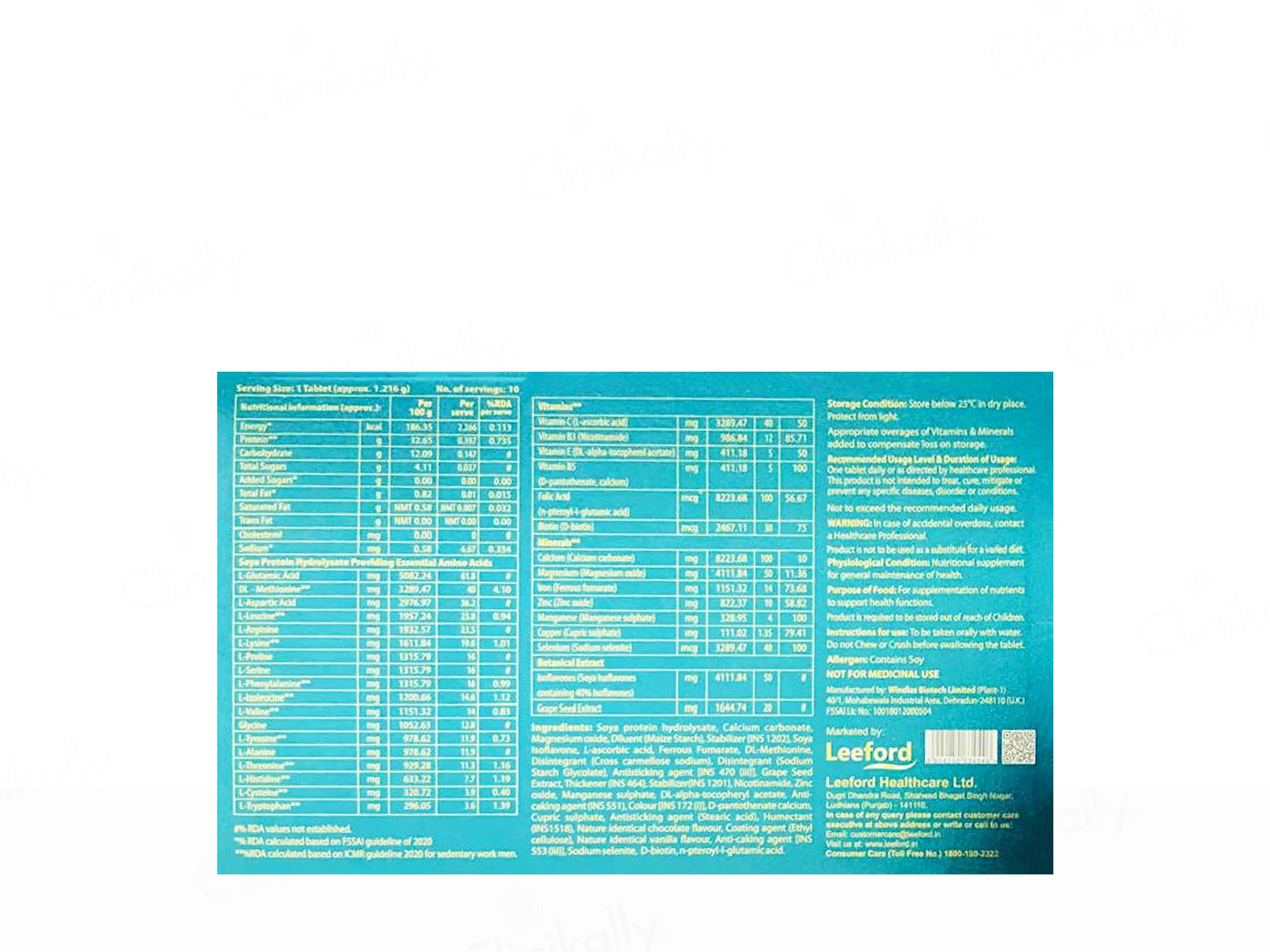 Tinfal-Max Nutraceutical Tablet - Image 3