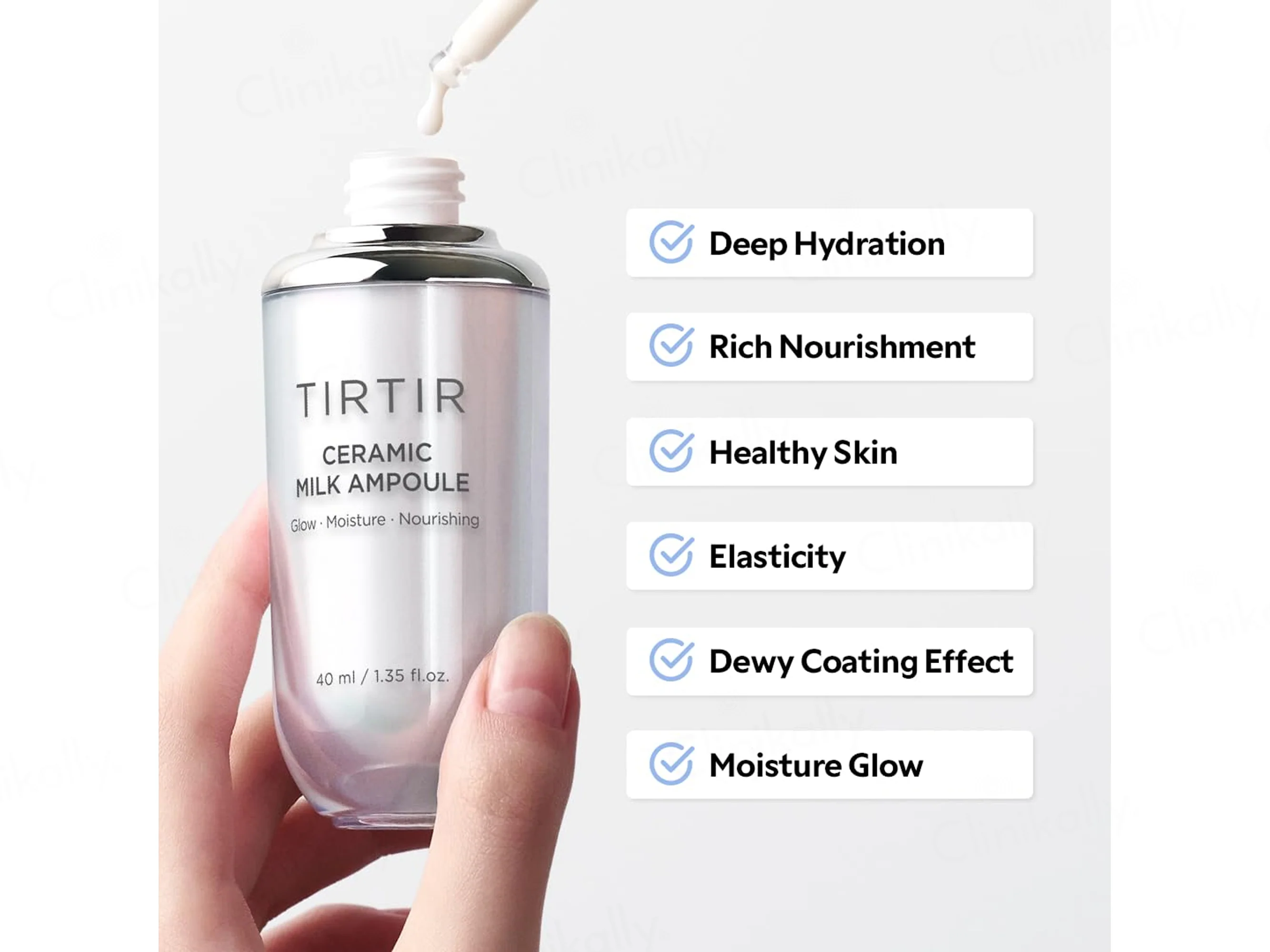 TIRTIR Ceramic Milk Cream Ampoule - Image 5