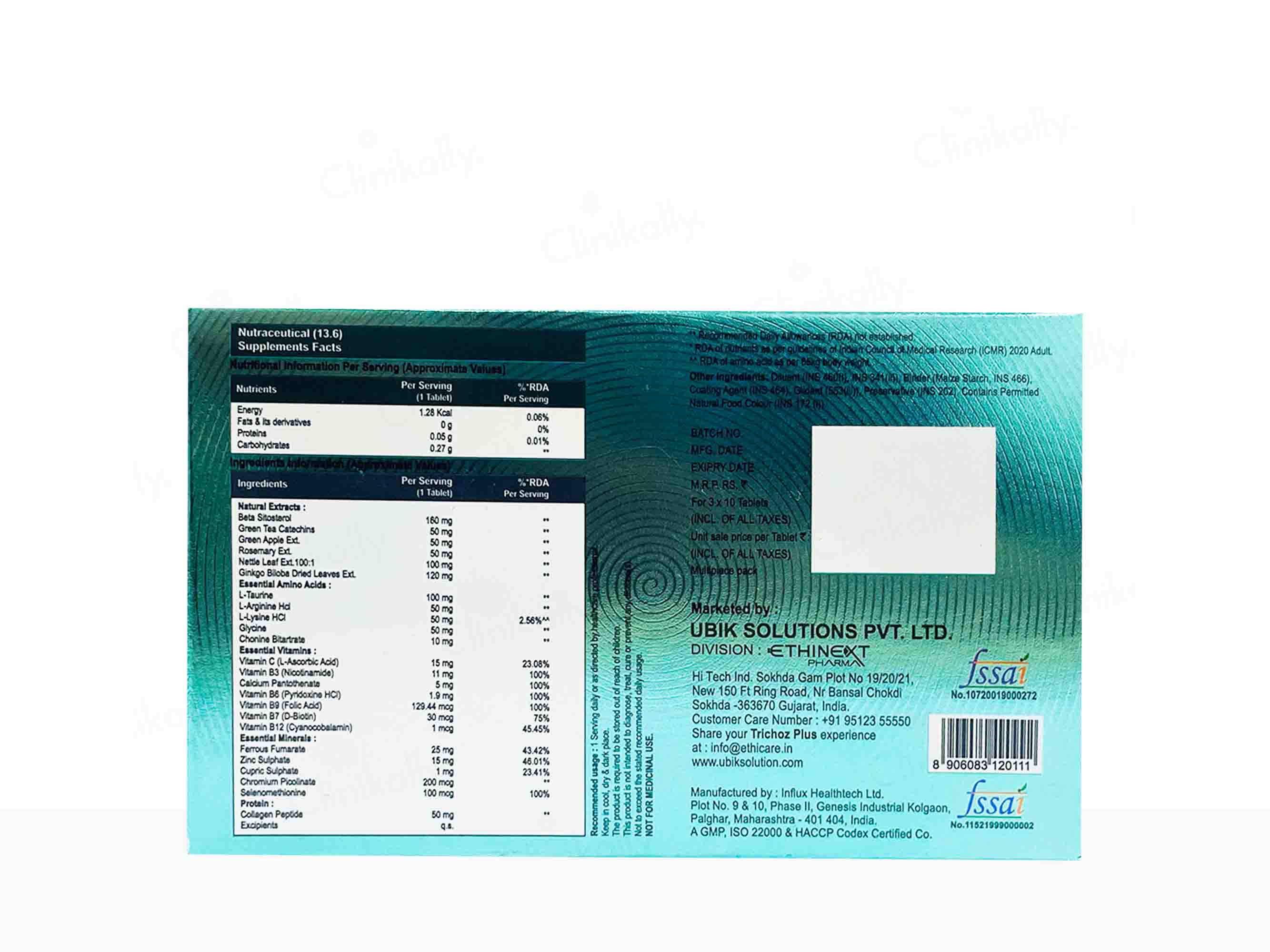 Trichoz Plus Tablet - Image 3