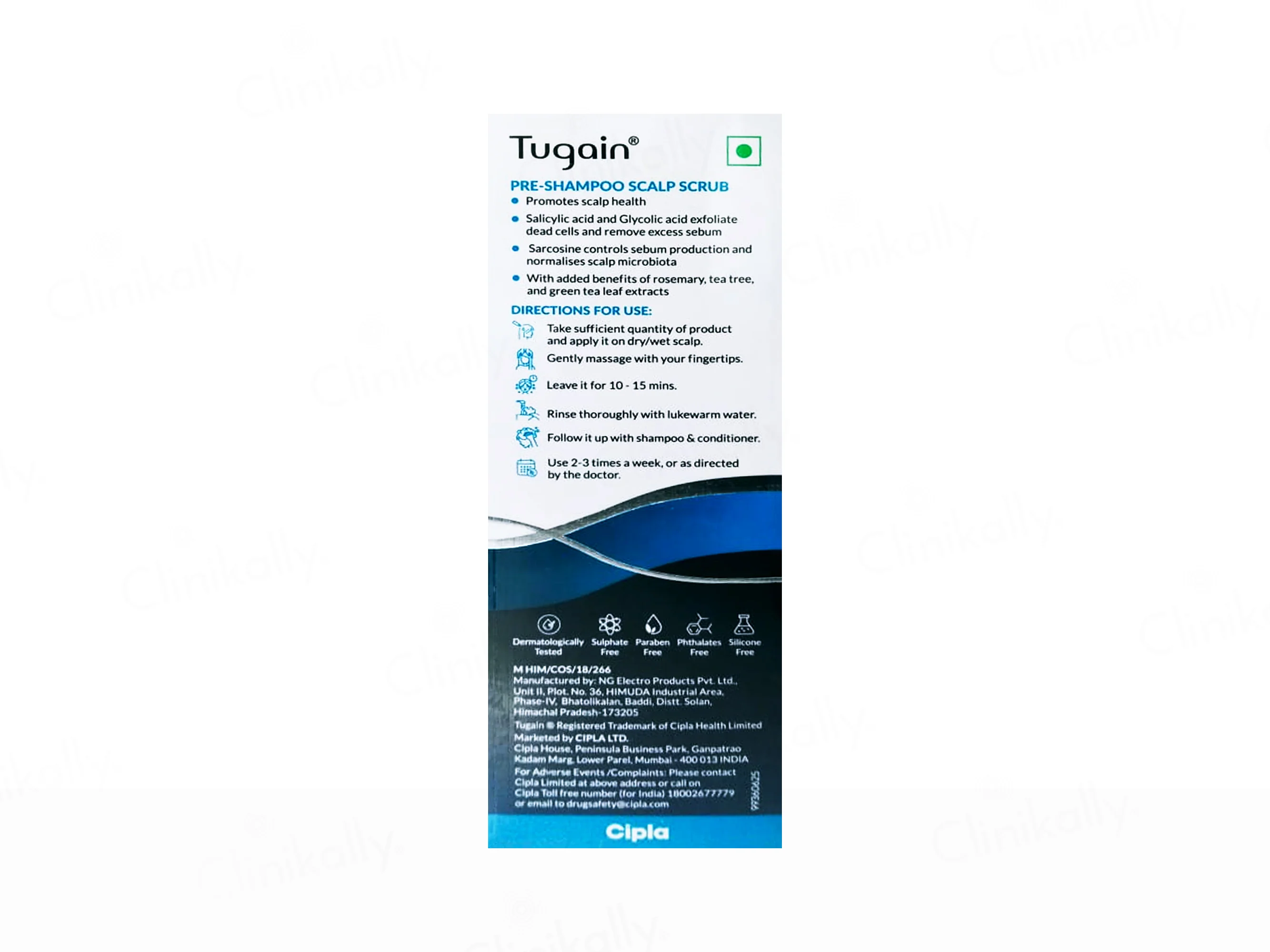 Tugain Pre-Shampoo Scalp Scrub - Image 2