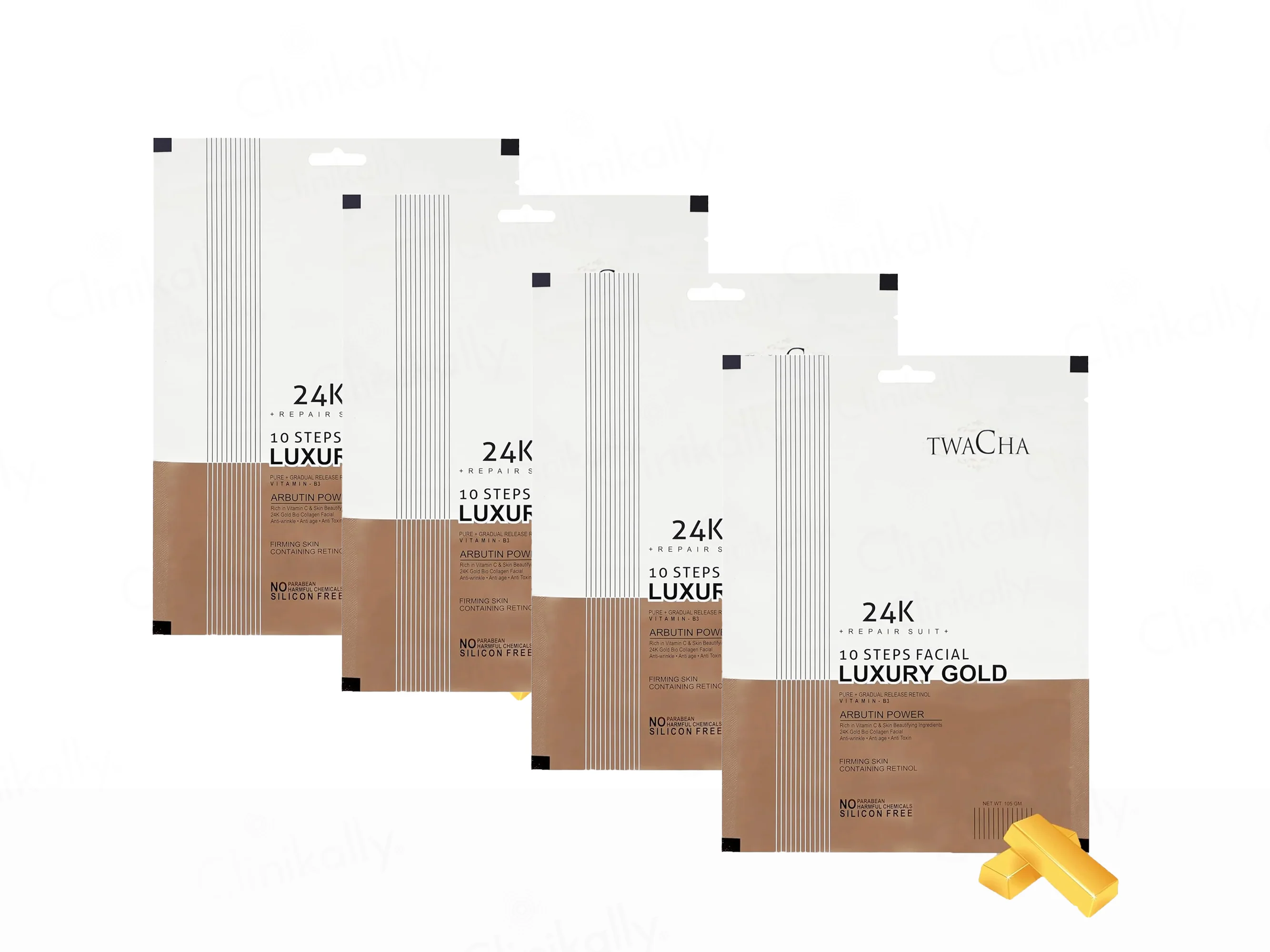 TWACHA 10 Steps 24K Luxury Gold Facial Kit - Image 6