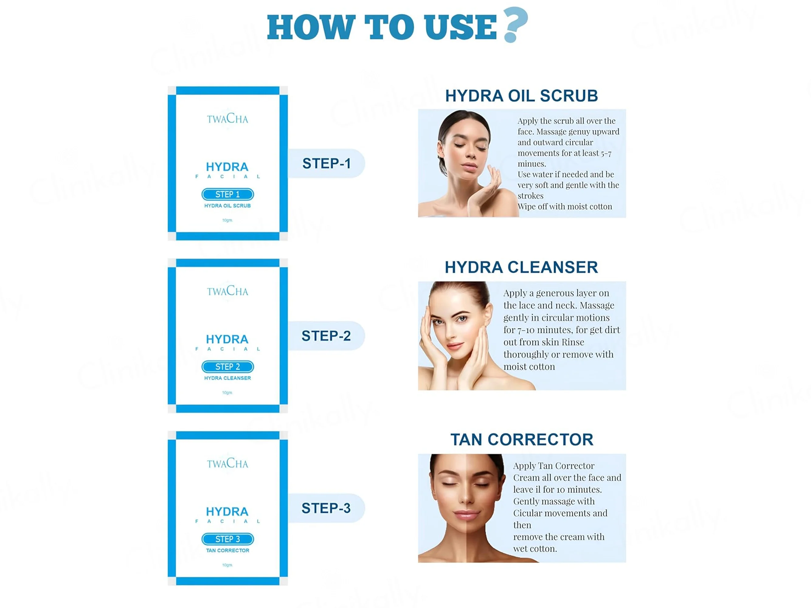 TWACHA 10 Steps Hydra Facial Kit - Image 2