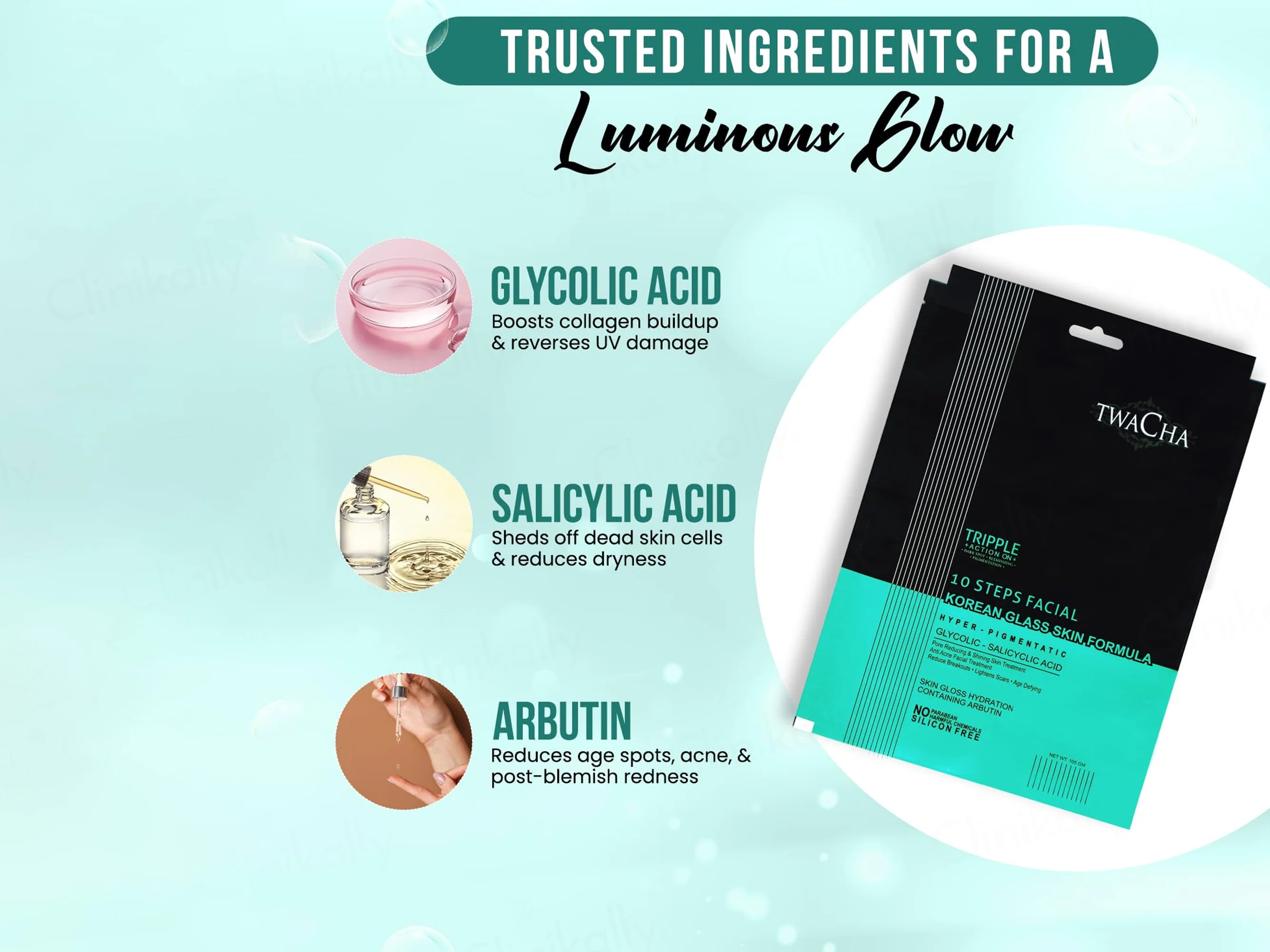 TWACHA 10 Steps Korean Glass Skin Formula Facial Kit - Image 6