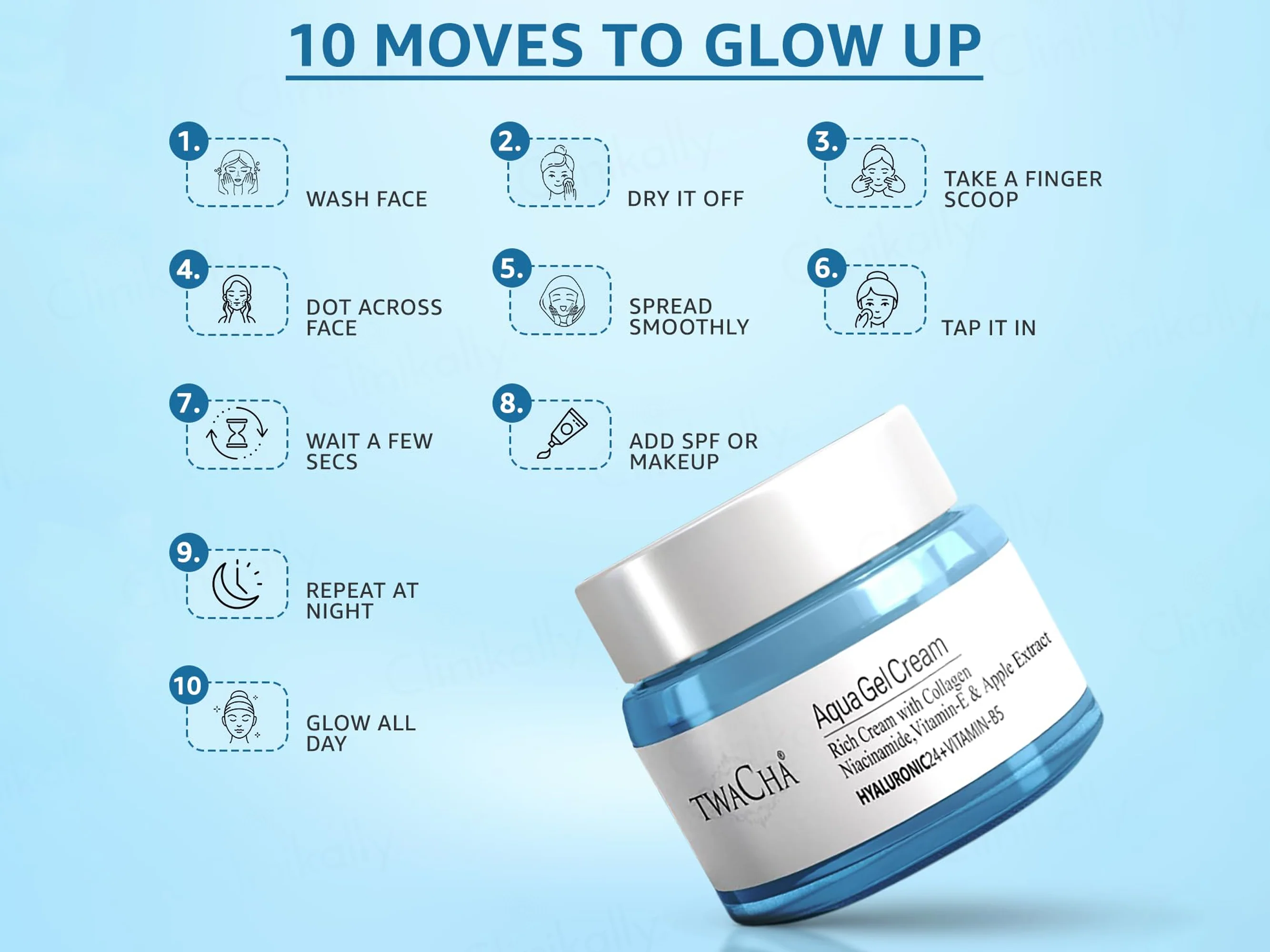 TWACHA Aqua Gel Rich Super Water Cream - Image 5