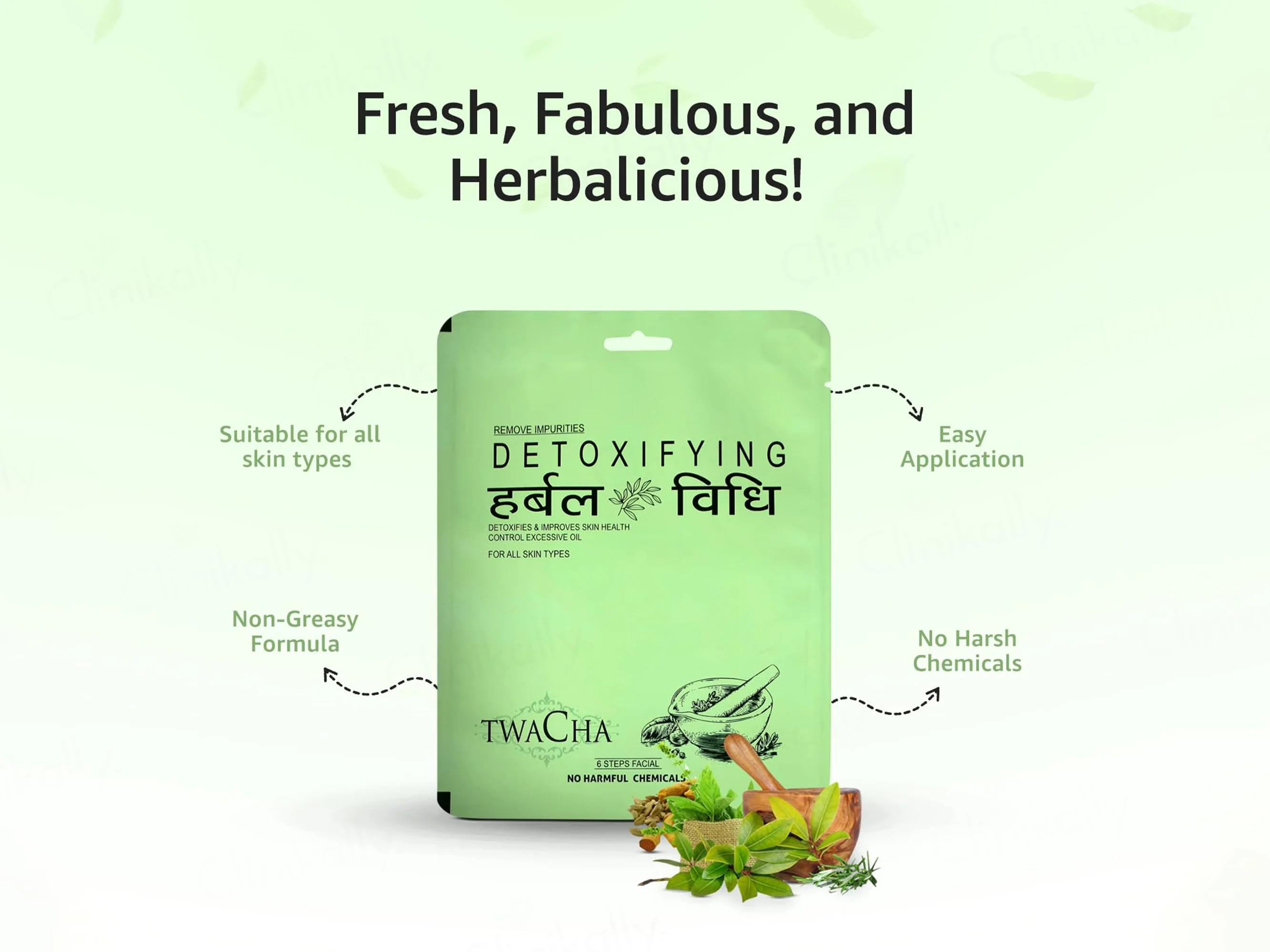 TWACHA Detoxifying Herbal Vidhi Facial Kit - Image 6