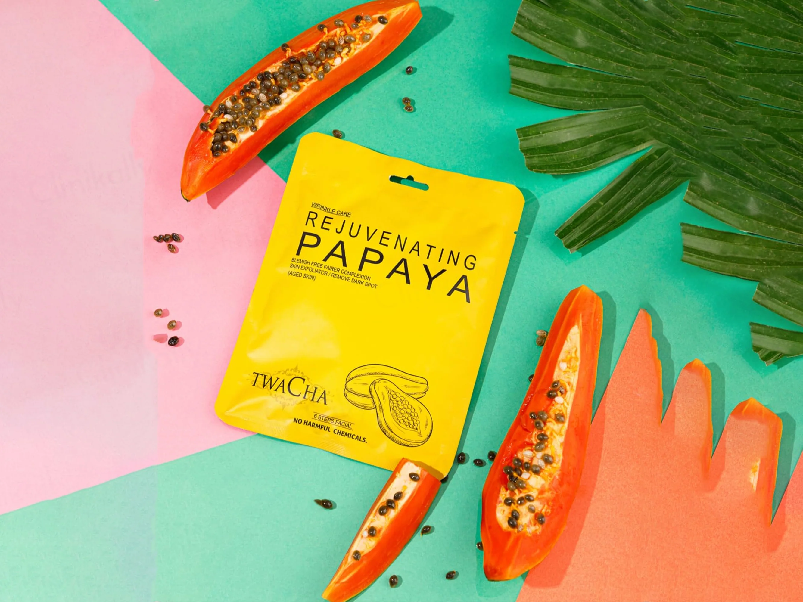 TWACHA Rejuvenating Papaya Facial Kit - Image 3