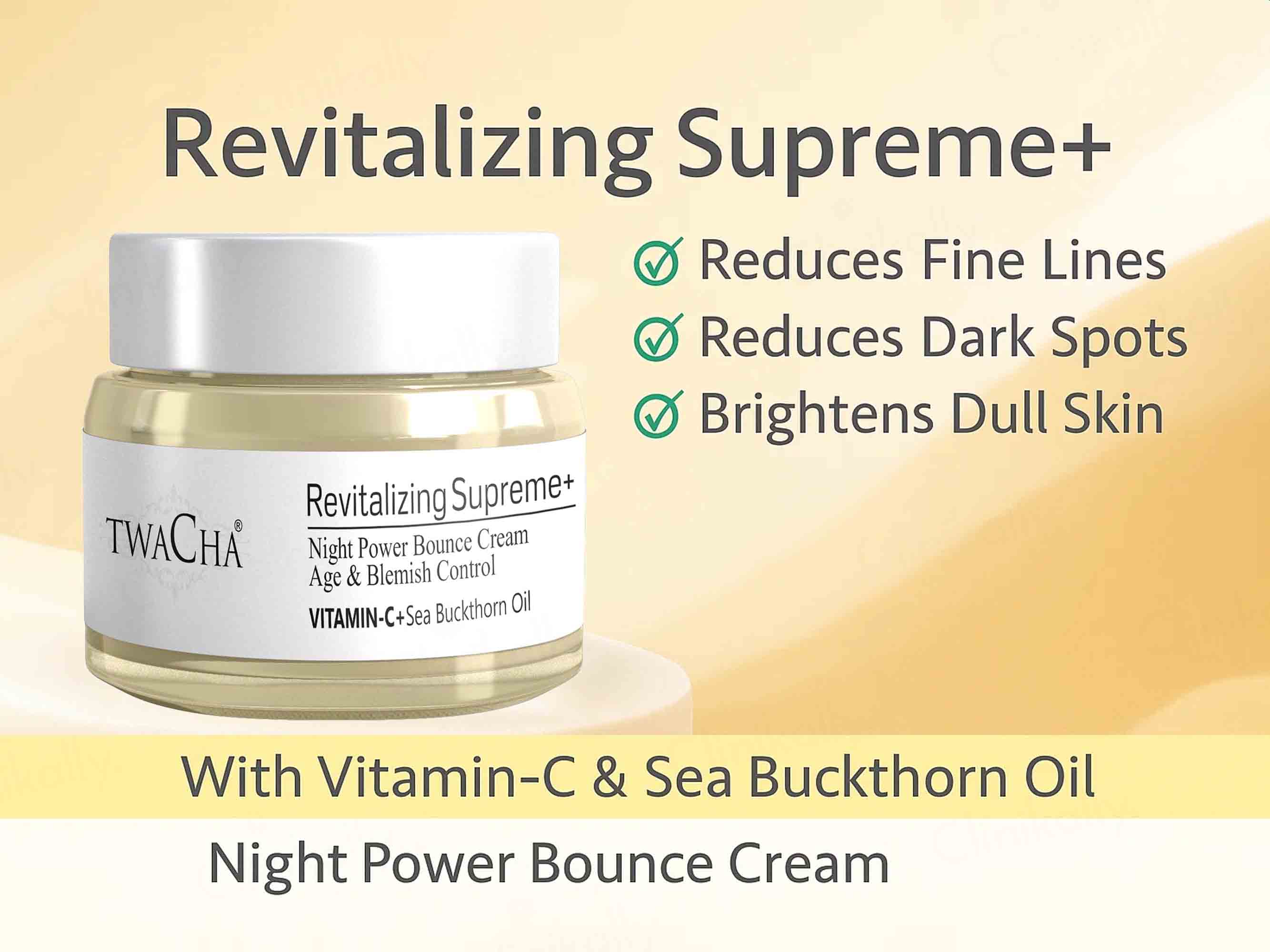 TWACHA Revitalizing Supreme+ Night Power Bounce Cream - Image 3