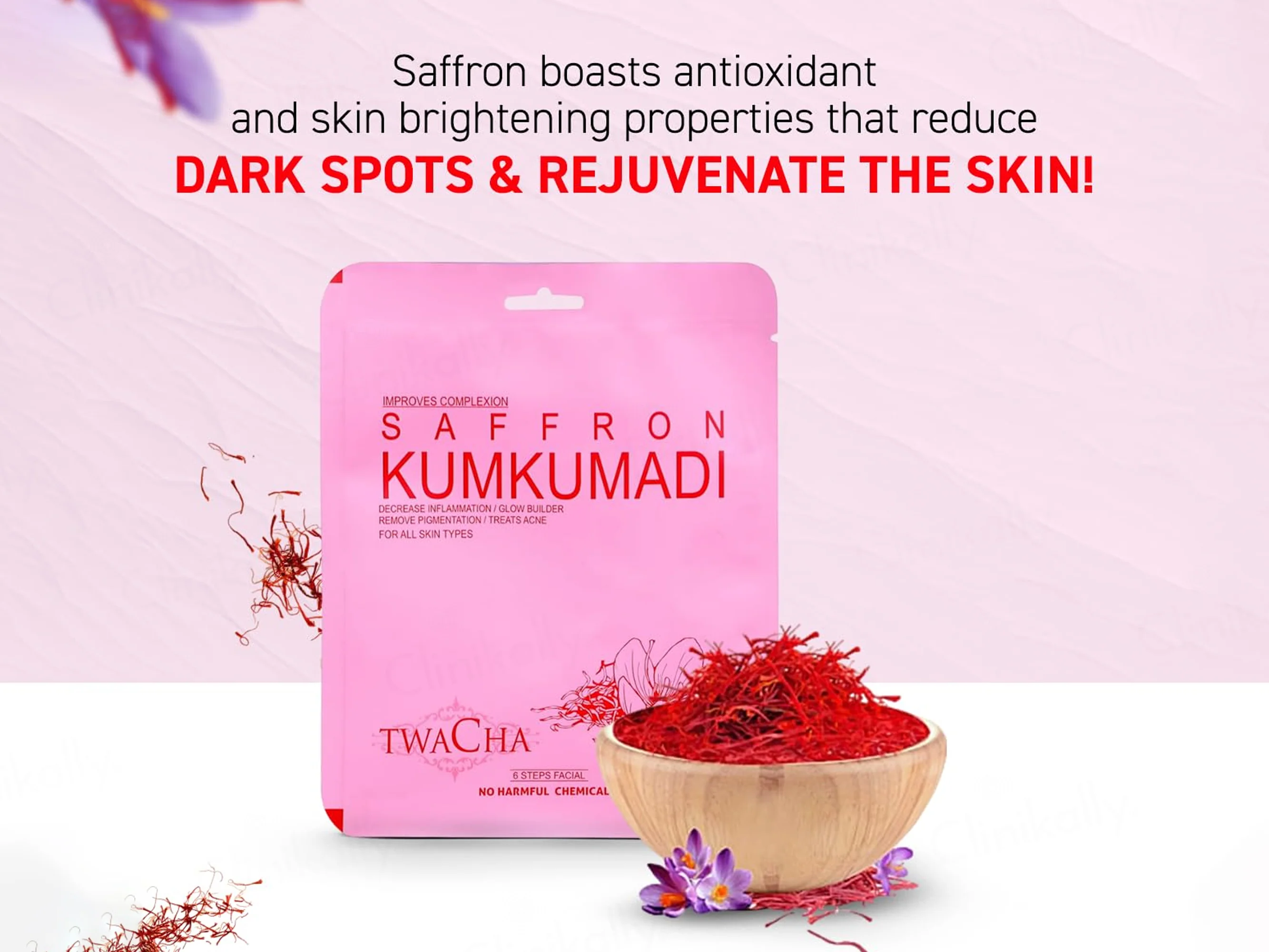 TWACHA Saffron Kumkumadi Facial Kit - Image 3