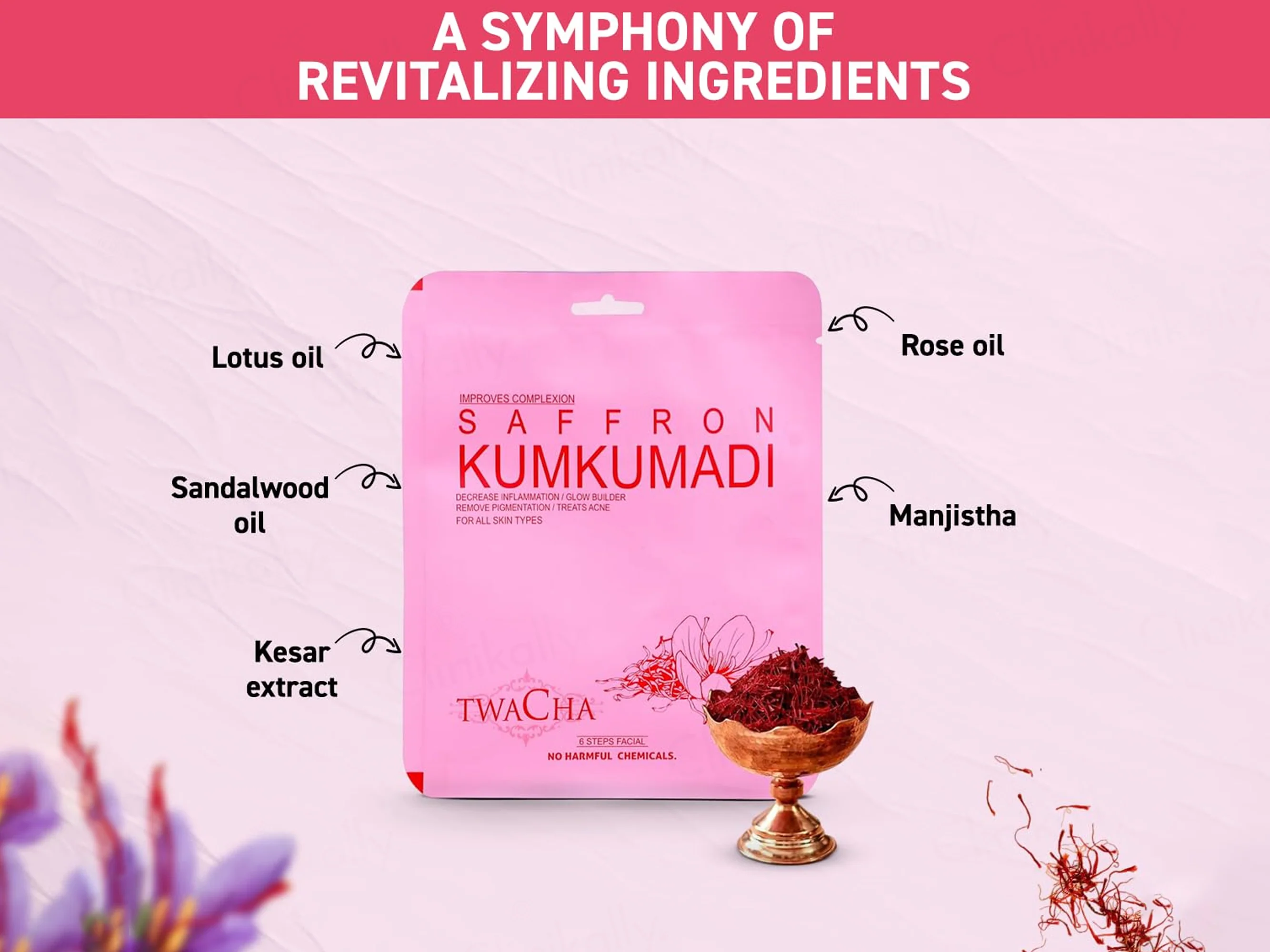 TWACHA Saffron Kumkumadi Facial Kit - Image 4