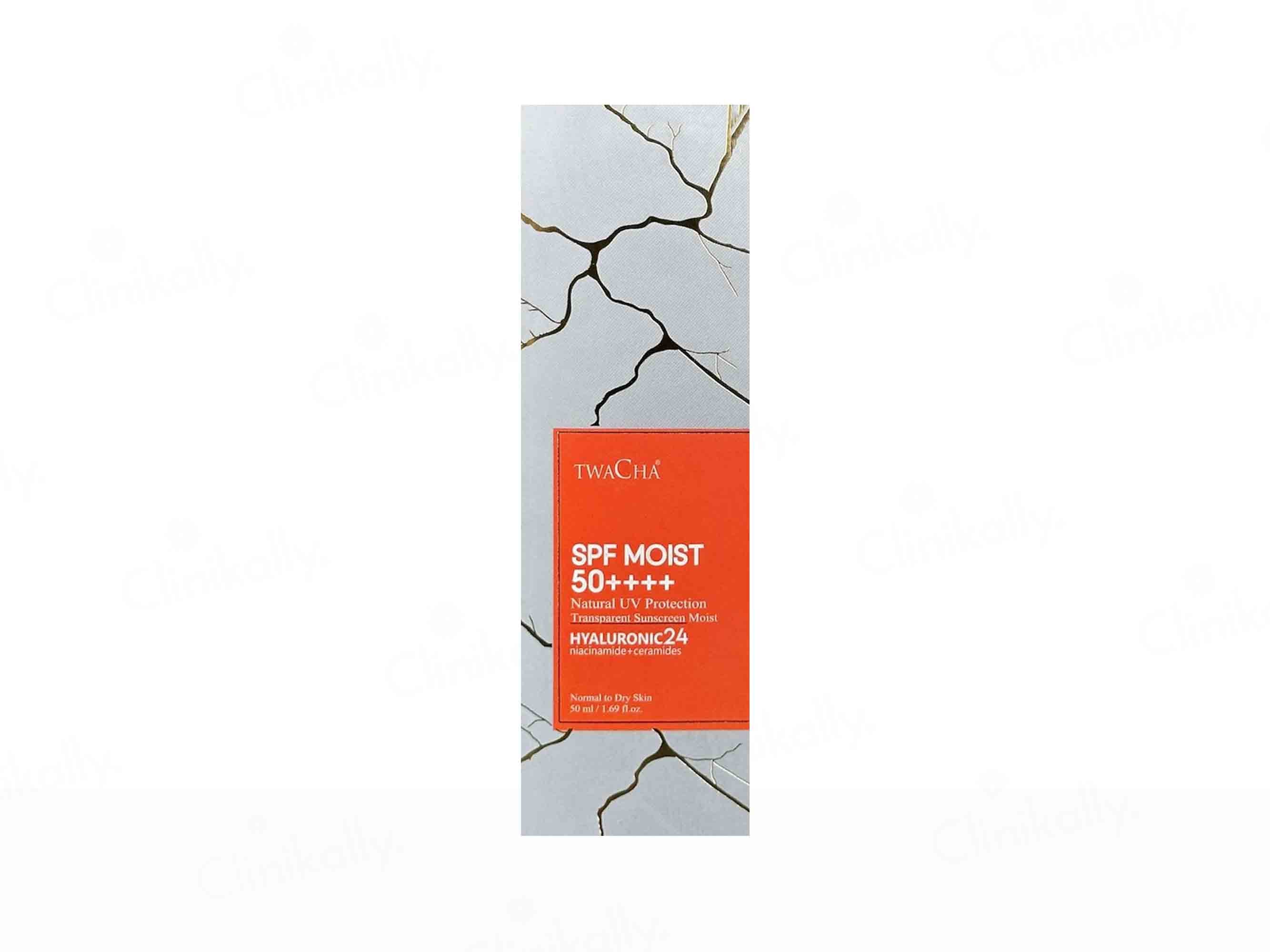 TWACHA SPF Moist Mineral Sun Glow Transparent Sunscreen Cream SPF 50++++ - Image 2