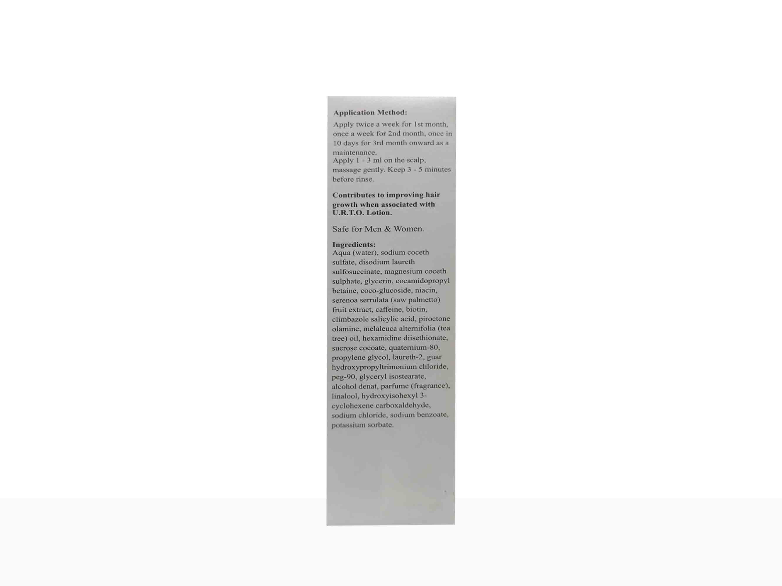 U.R.T.O Intensive Shampoo For Hair Loss Treatment - Image 4