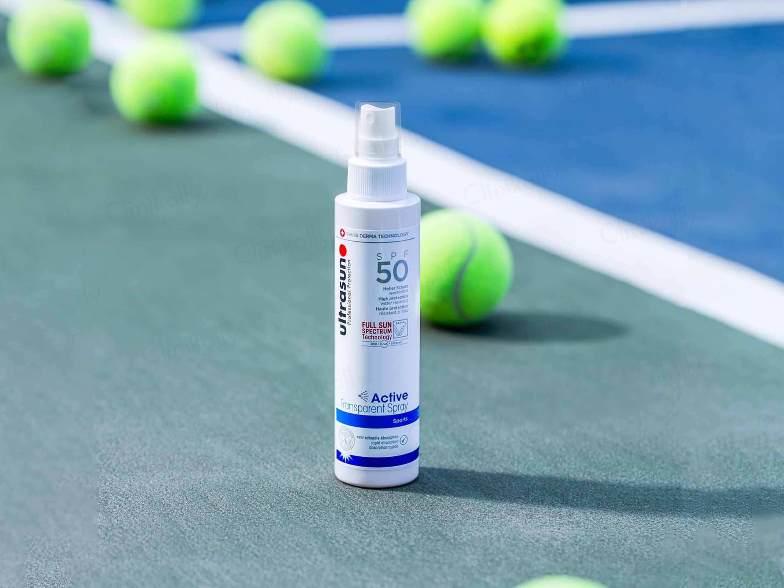Ultrasun Active Transparent Sports Spray Sunscreen SPF 50 PA++++ - Image 5