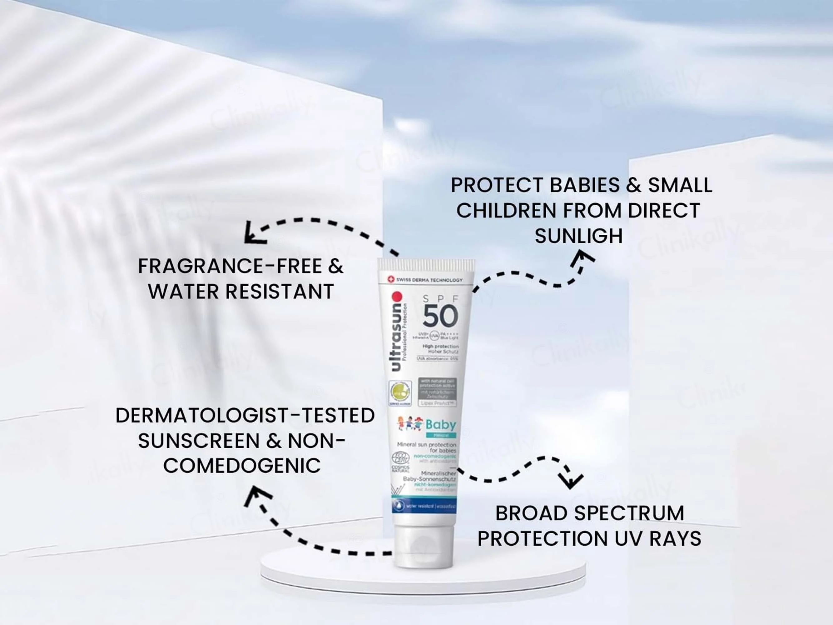 Ultrasun Baby Mineral Sunscreen SPF 50 PA++++ - Image 4