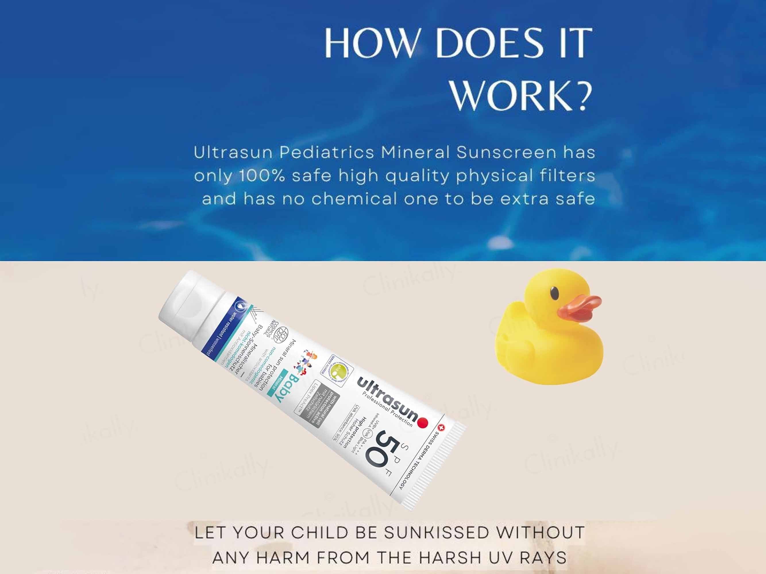 Ultrasun Baby Mineral Sunscreen SPF 50 PA++++ - Image 5