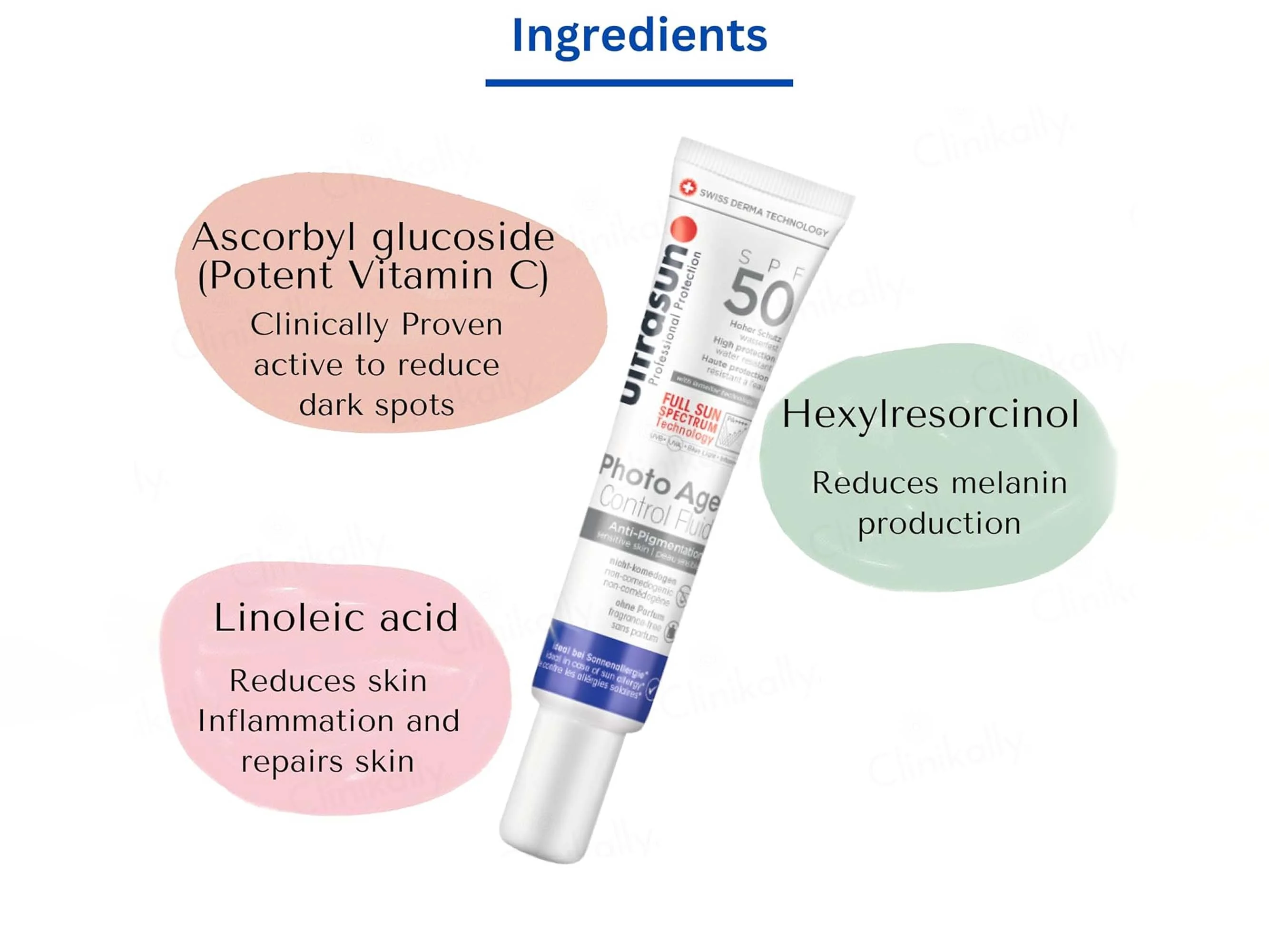 Ultrasun Photo Age Control Fluid Anti-Pigmentation Sunscreen SPF 50 PA++++ - Image 4