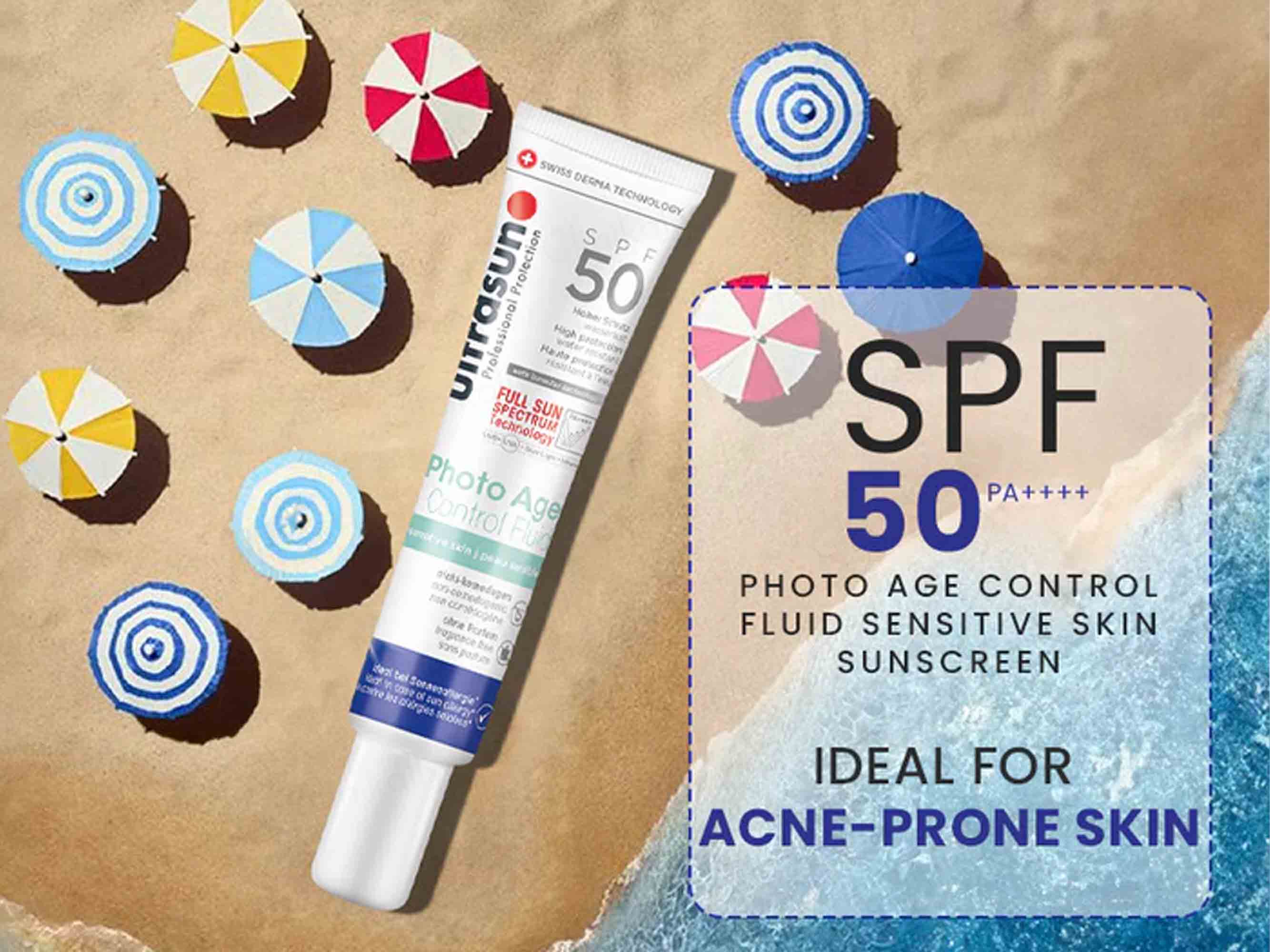 Ultrasun Photo Age Control Fluid Sunscreen For Sensitive Skin SPF 50 PA++++ - Image 5