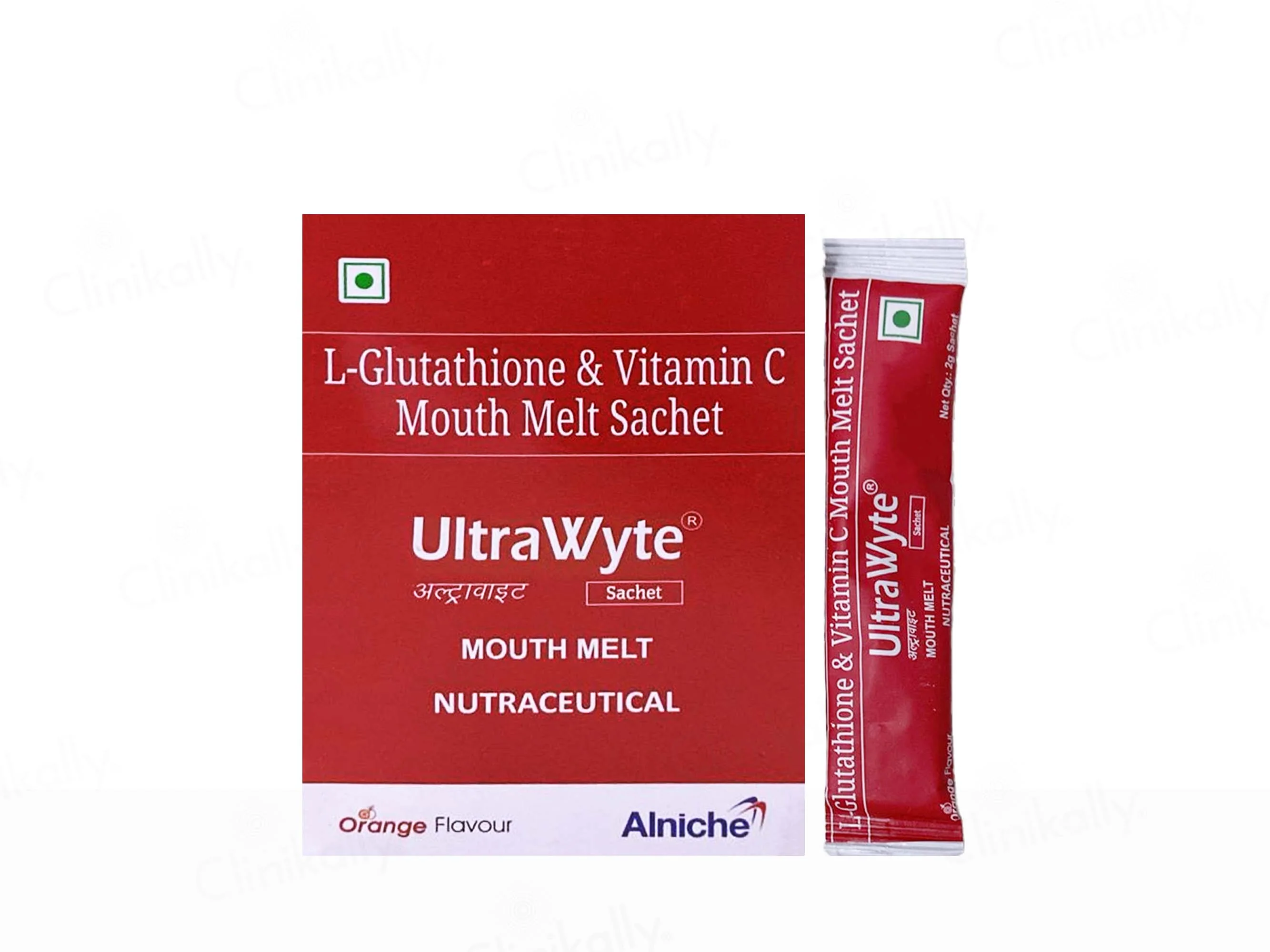UltraWyte Mouth Melt Sachet - Orange Flavour - Image 2