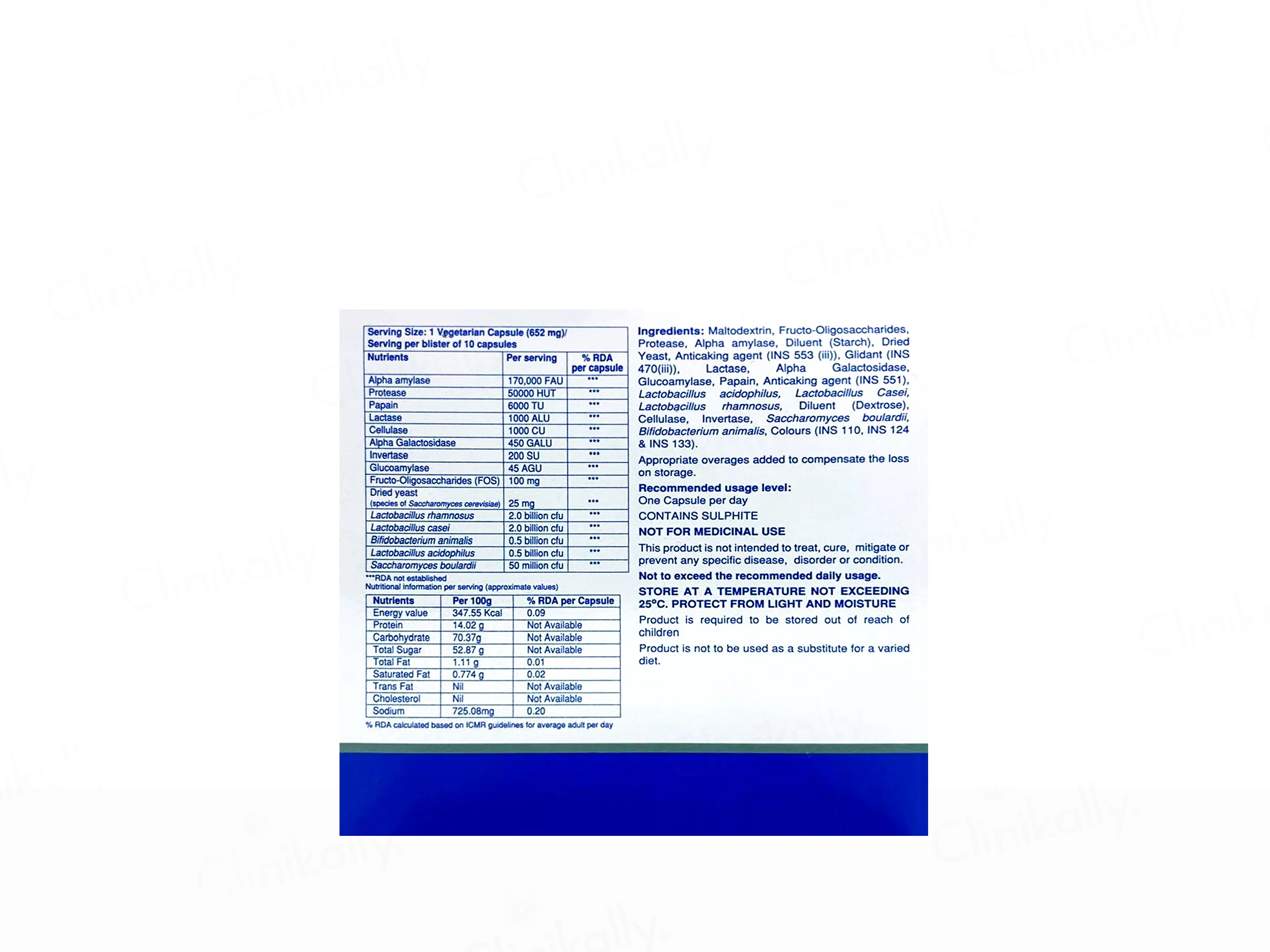 Unienzyme Pro Nutraceutical Capsule - Image 3