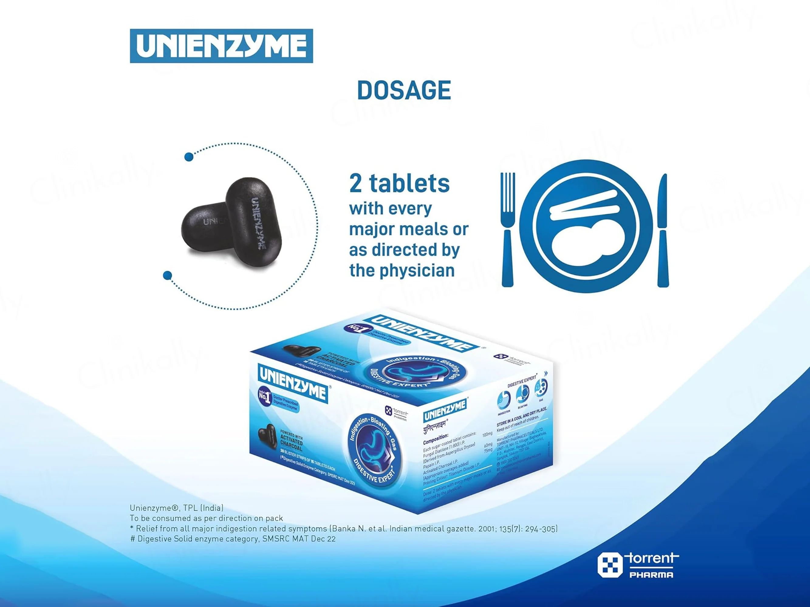 Unienzyme Tablet with Activated Charcoal - Image 7