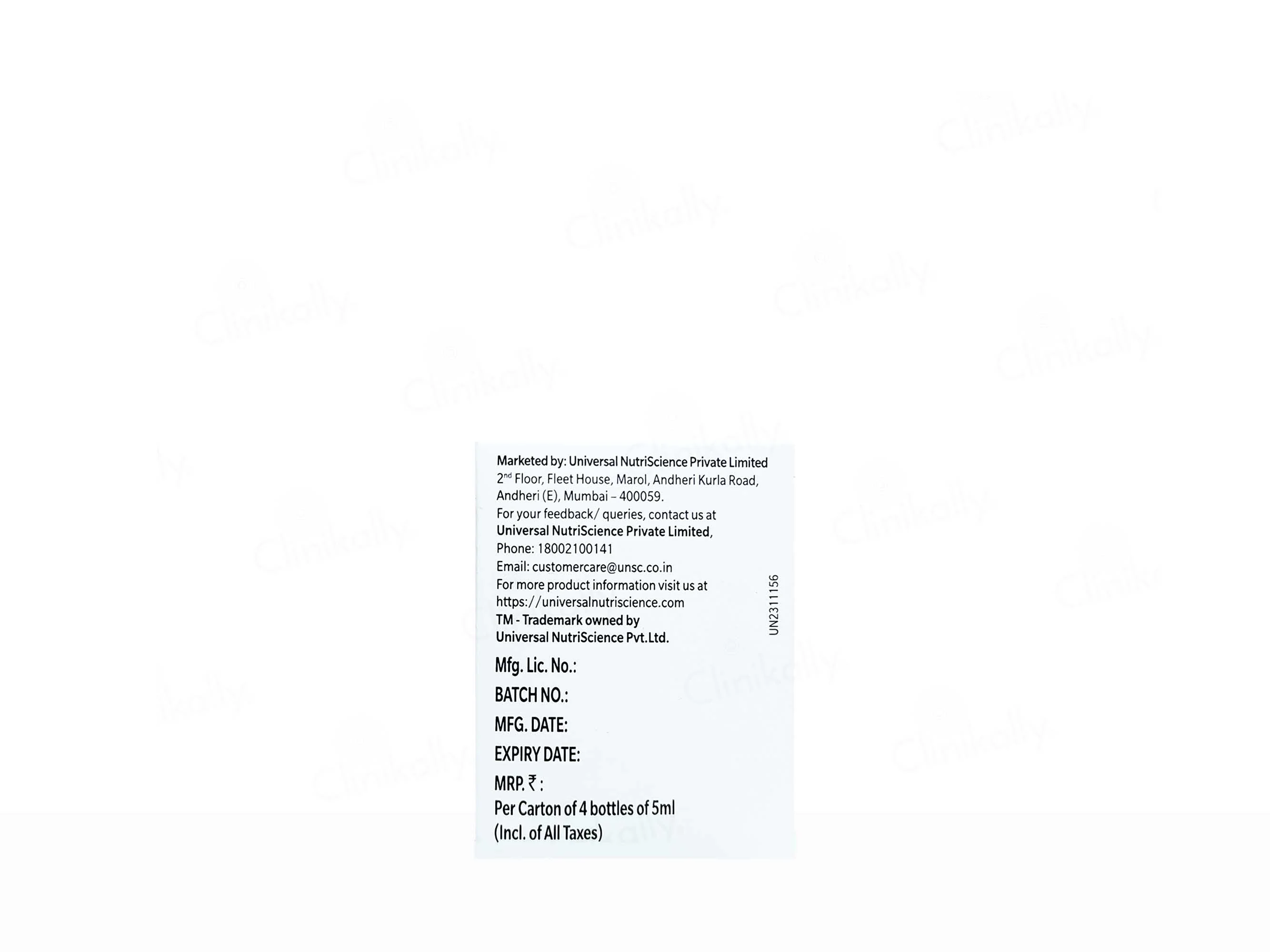 UNS D3 Nano 60k IU Oral Solution - Image 3