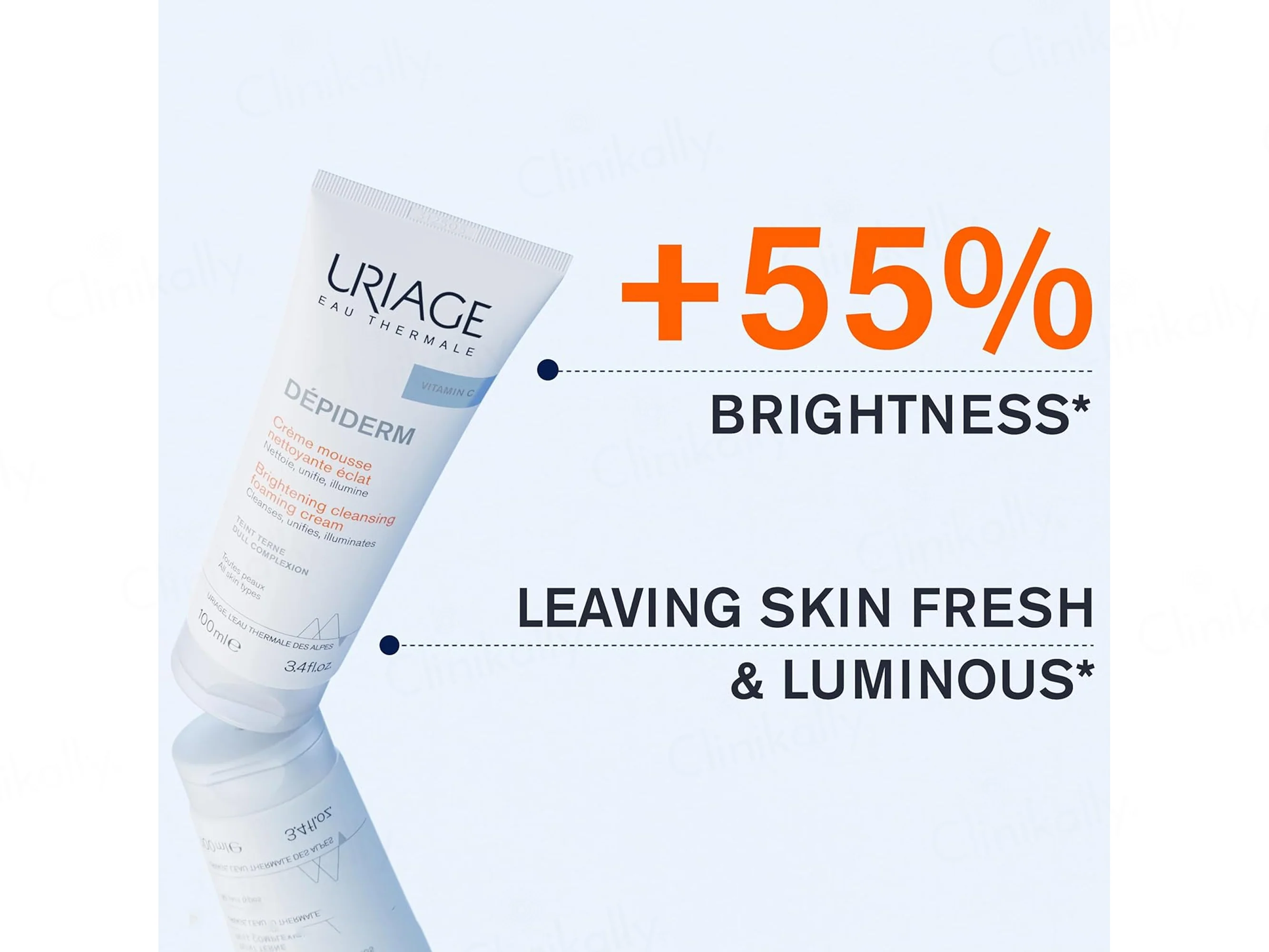 Uriage Depiderm Brightening Cleansing Foaming Cream With Vitamin C - Image 4
