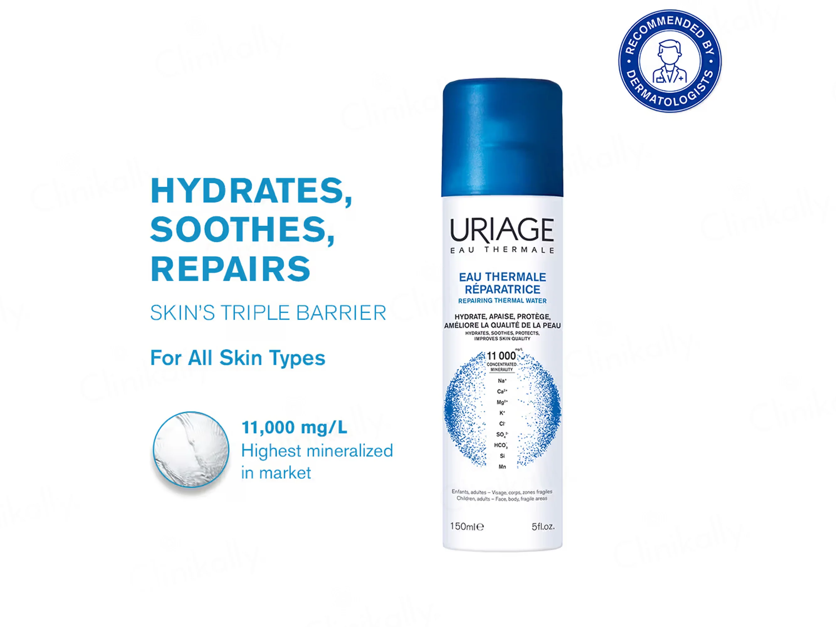 Uriage Thermal Water Mineralized Face Toner Mist - Image 3
