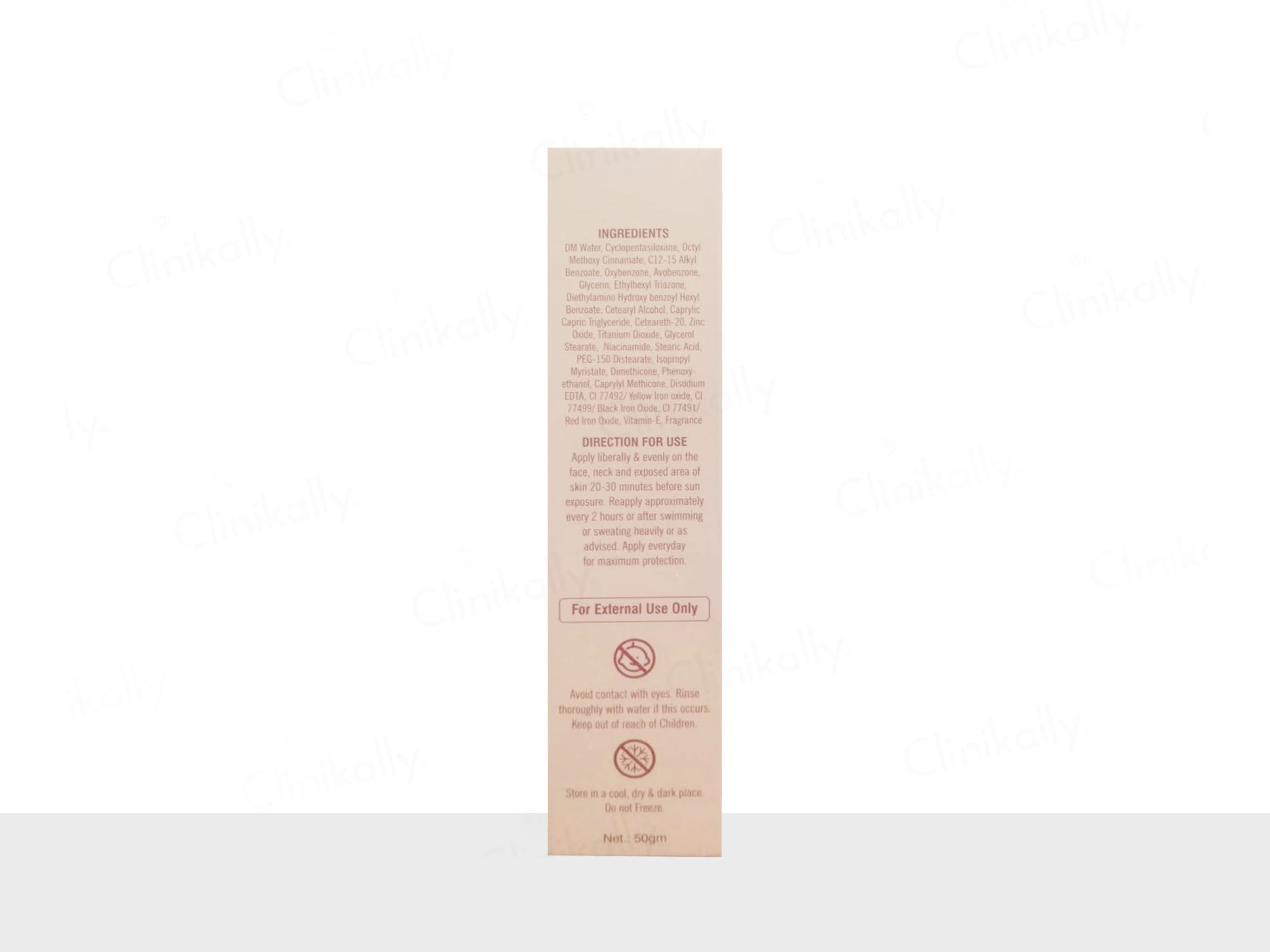 UV Broad LS Light Shade Tinted Sunscreen SPF 50 PA+++ - Image 2