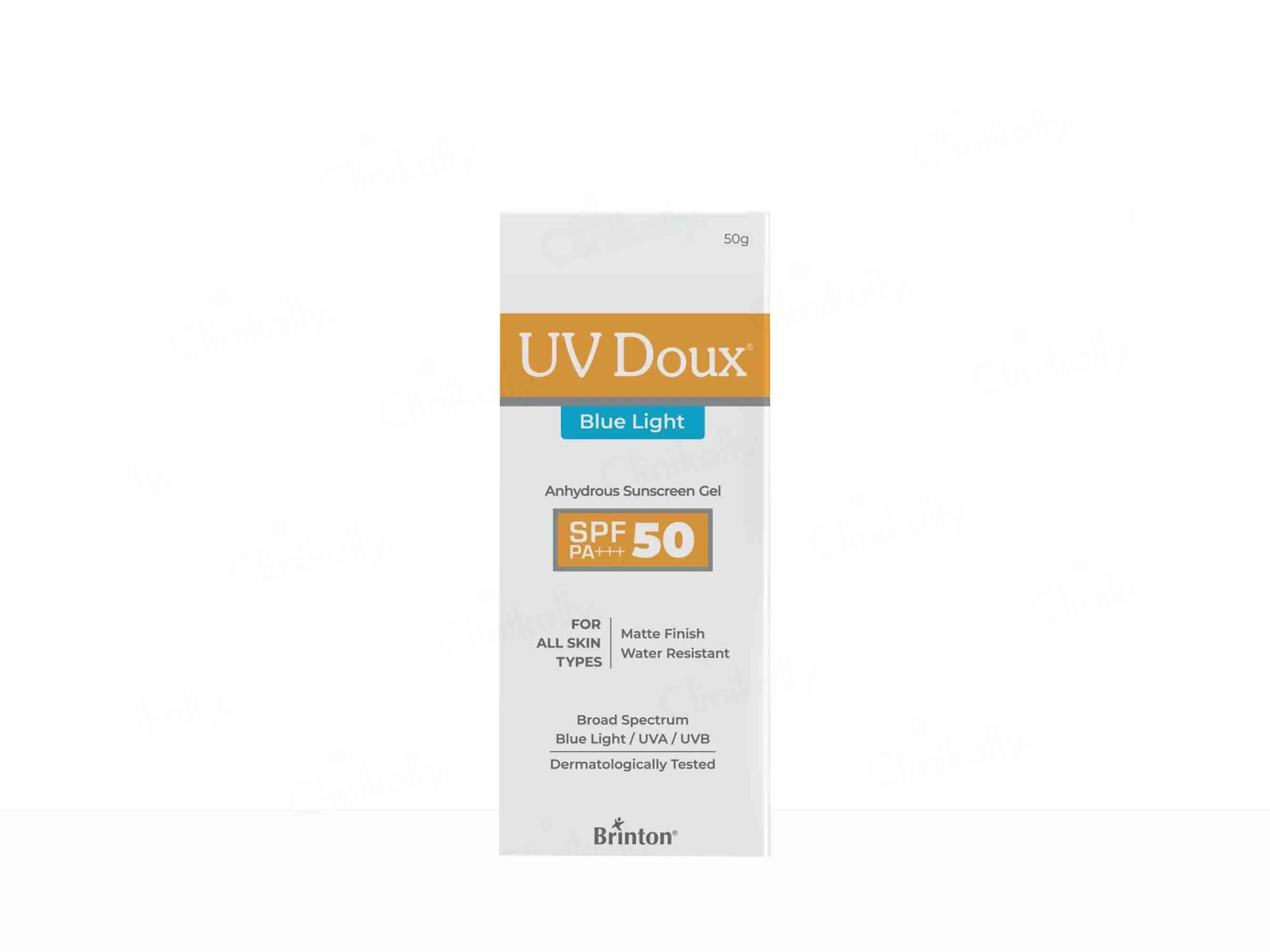 UV Doux Blue Light Anhydrous Sunscreen Gel SPF 50 PA+++ - Image 5