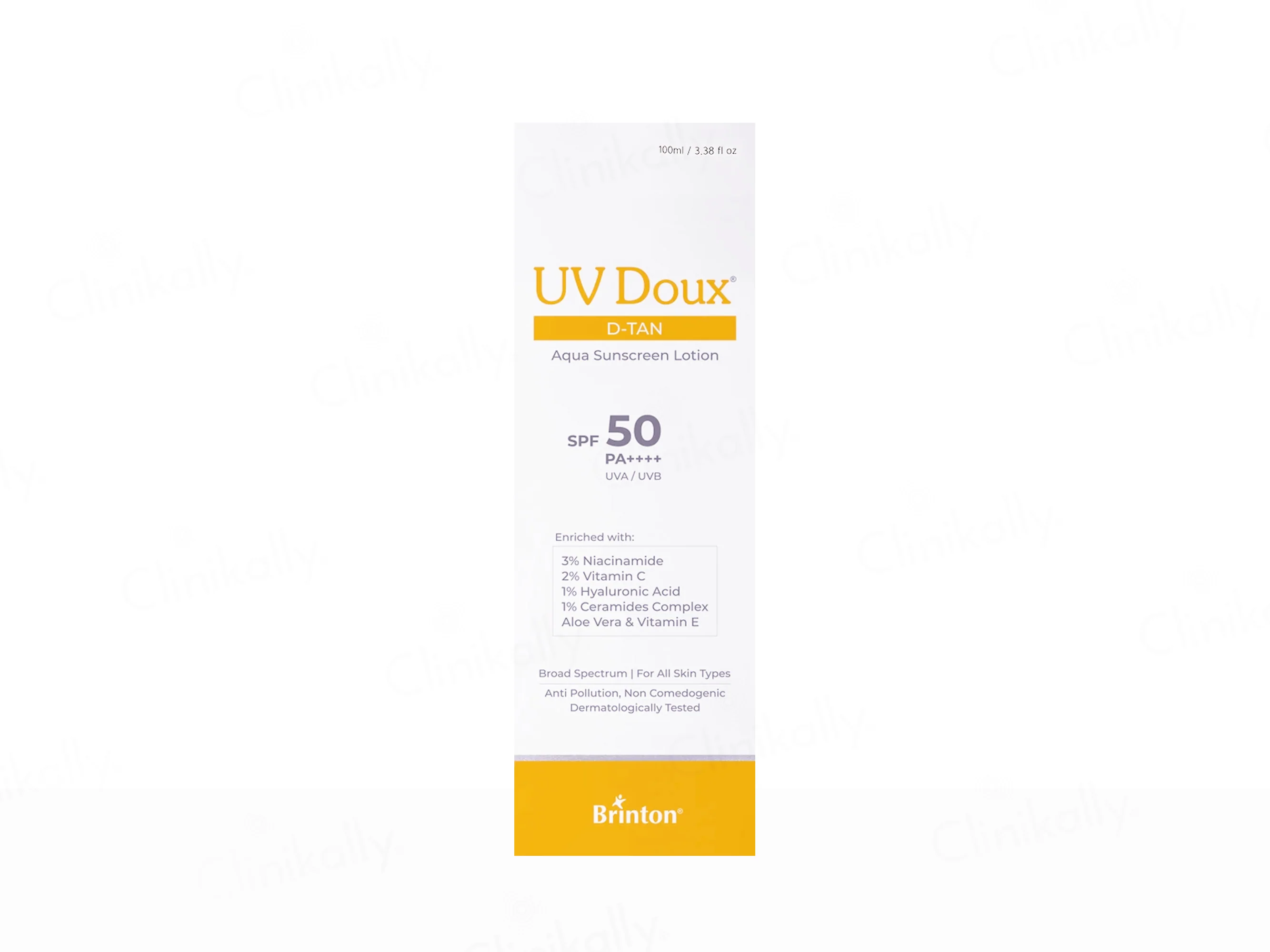 UV Doux D-Tan Aqua Sunscreen Lotion SPF 50 PA++++ - Image 6
