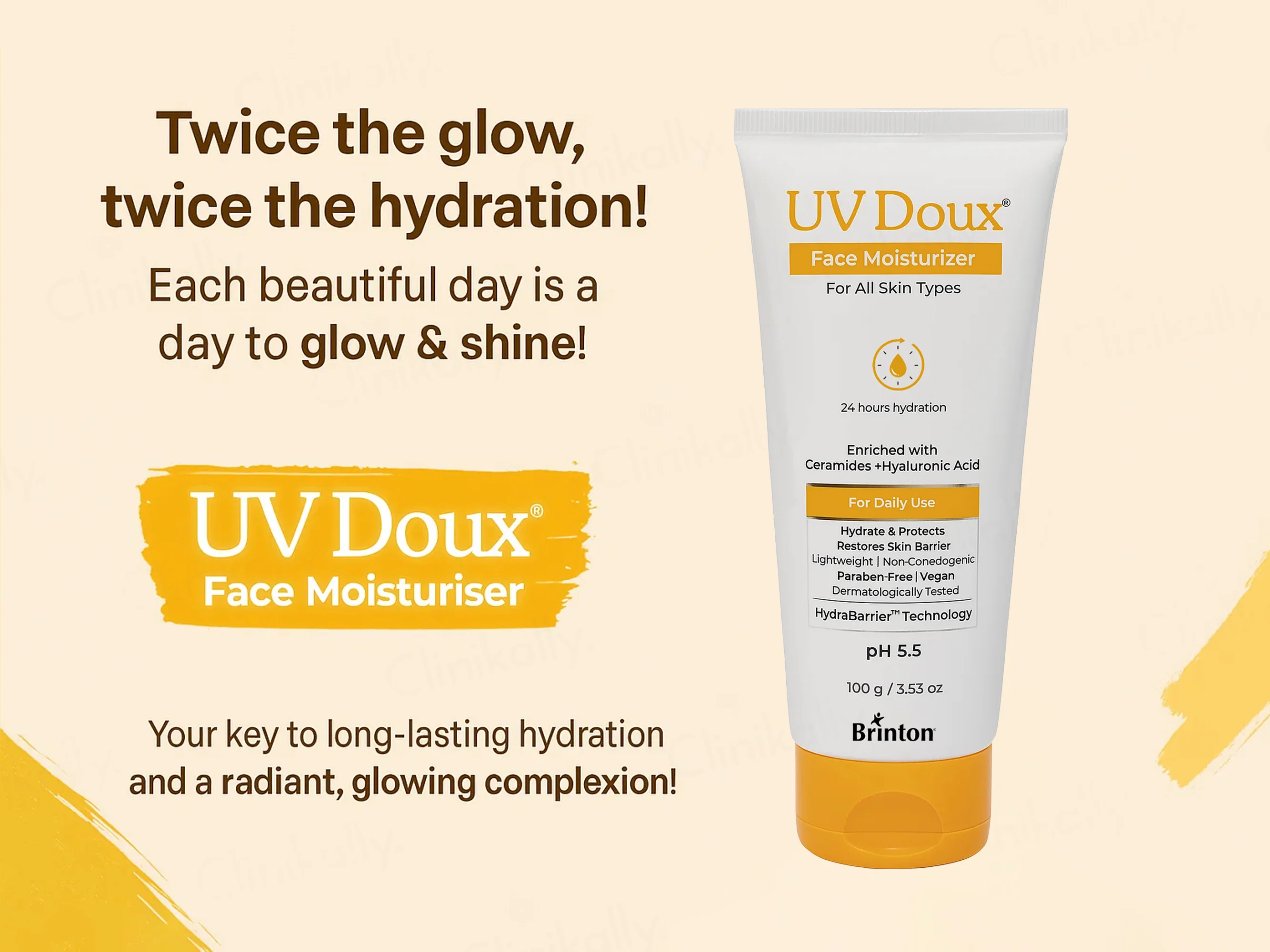 UV Doux Lightweight Face Moisturizer For All Skin Types - Image 3