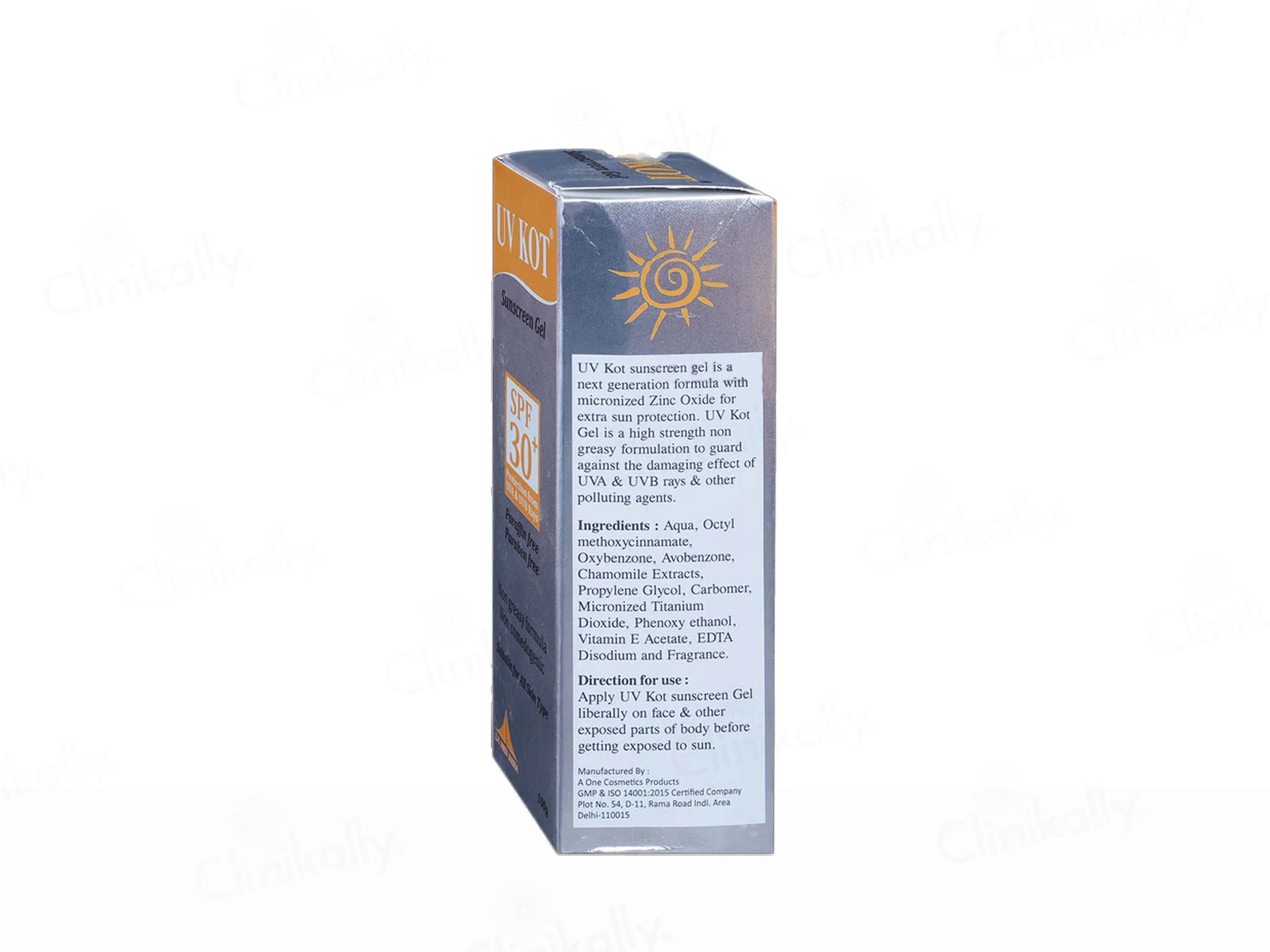 UV Kot Sunscreen Gel SPF 30+ - Image 5
