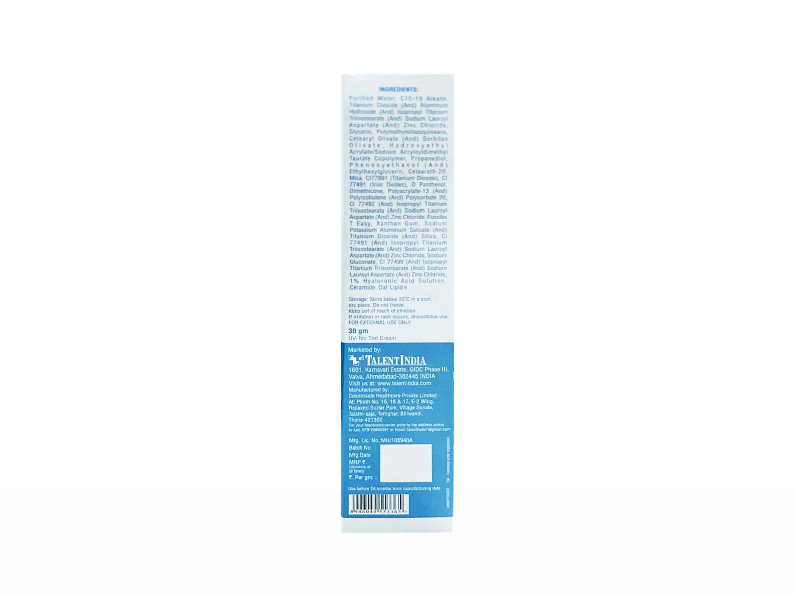 UV-Tec Tint Physical Sunscreen SPF 30 - Image 3