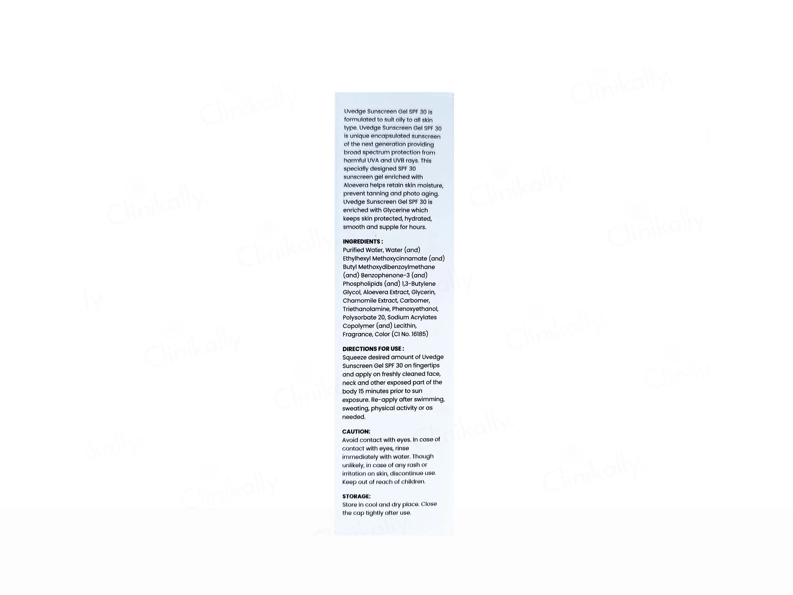 UVedge Sunscreen Gel SPF 30 - Image 5