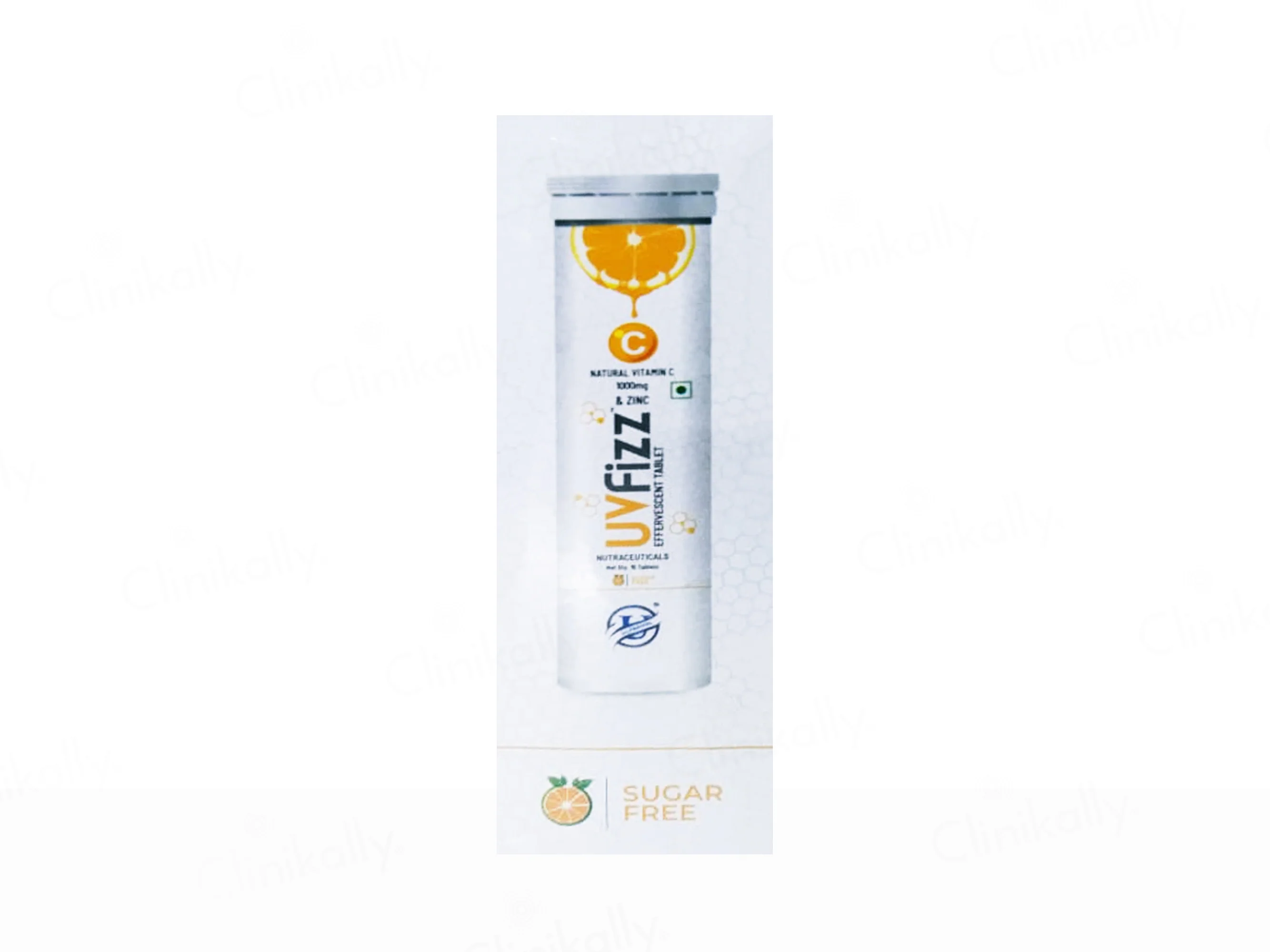 UVFizz Natural Vitamin C 1000mg & Zinc Sugar Free Effervescent Tablet - Image 2