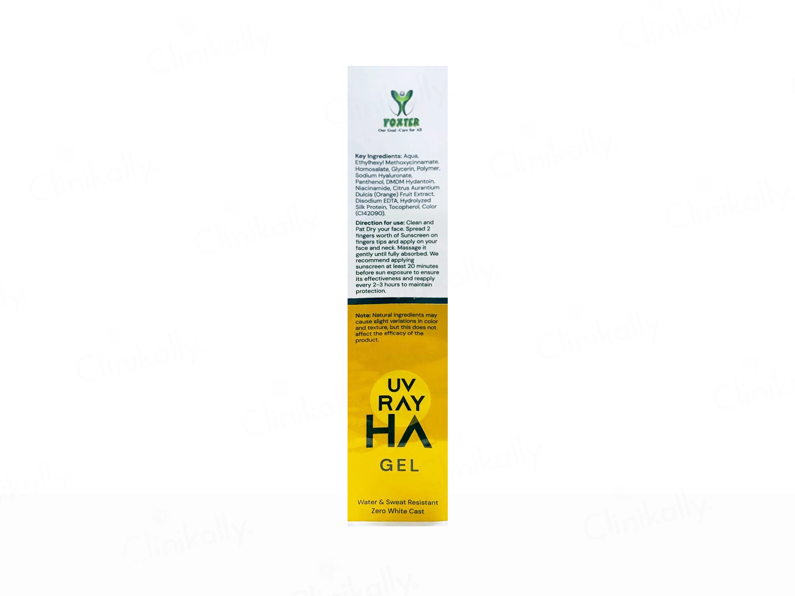 Uvray HA Sunscreen Gel SPF 50 PA++++ - Image 2