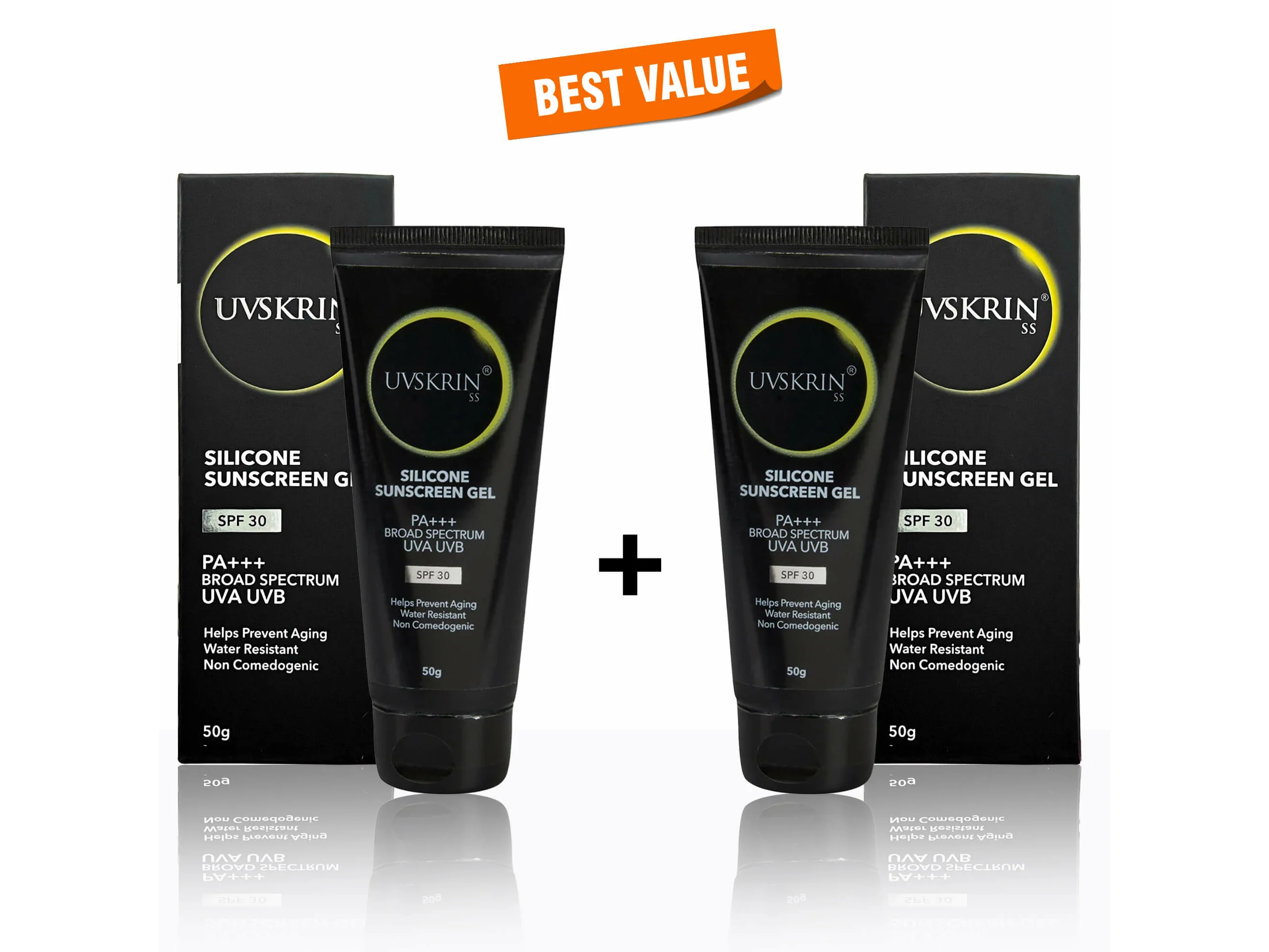 UVSkrin SS Silicone Sunscreen Gel SPF 30 - Image 4