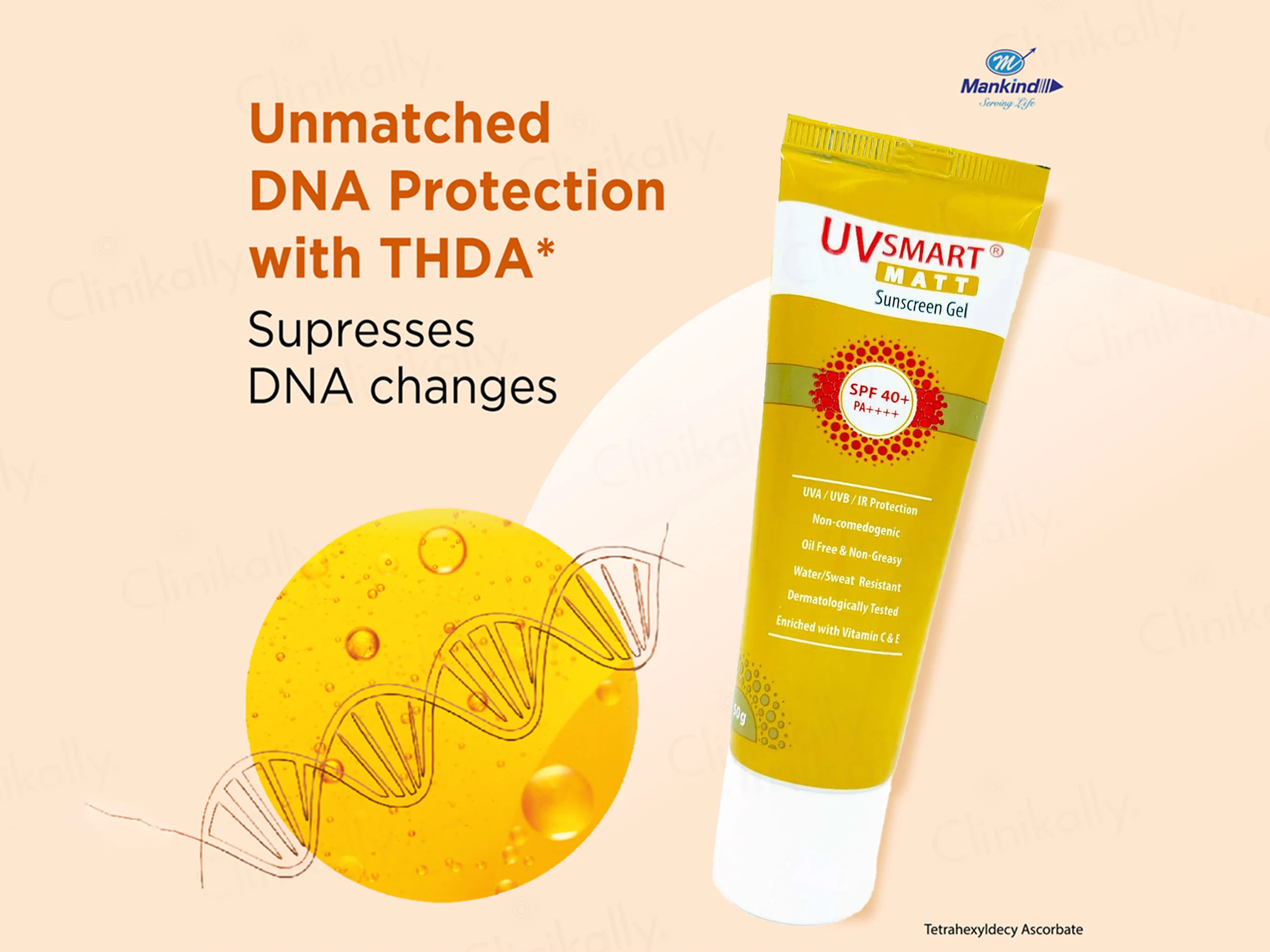UVsmart Matt Sunscreen Gel SPF 40+/ PA++++ - Image 4