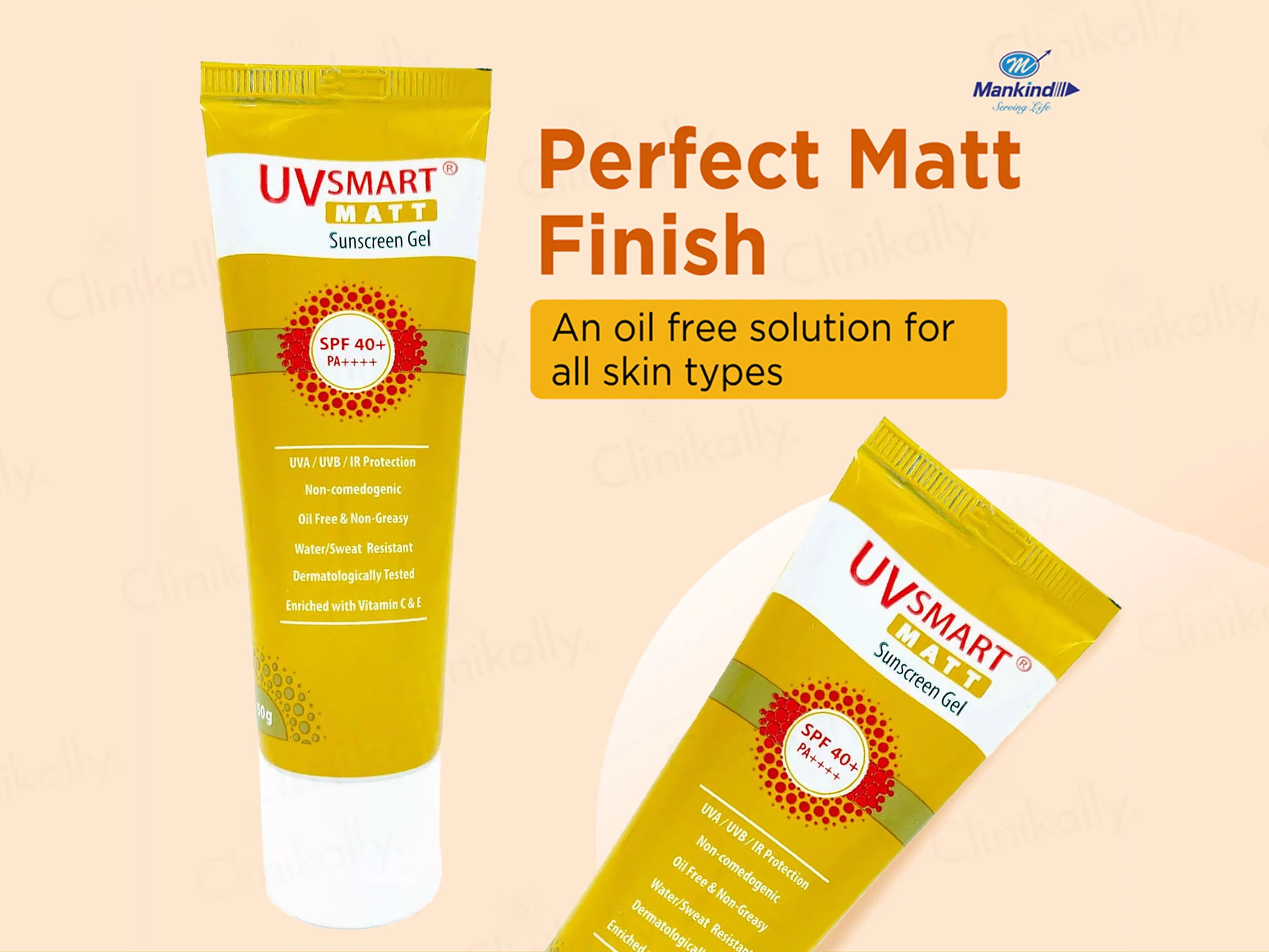 UVsmart Matt Sunscreen Gel SPF 40+/ PA++++ - Image 6