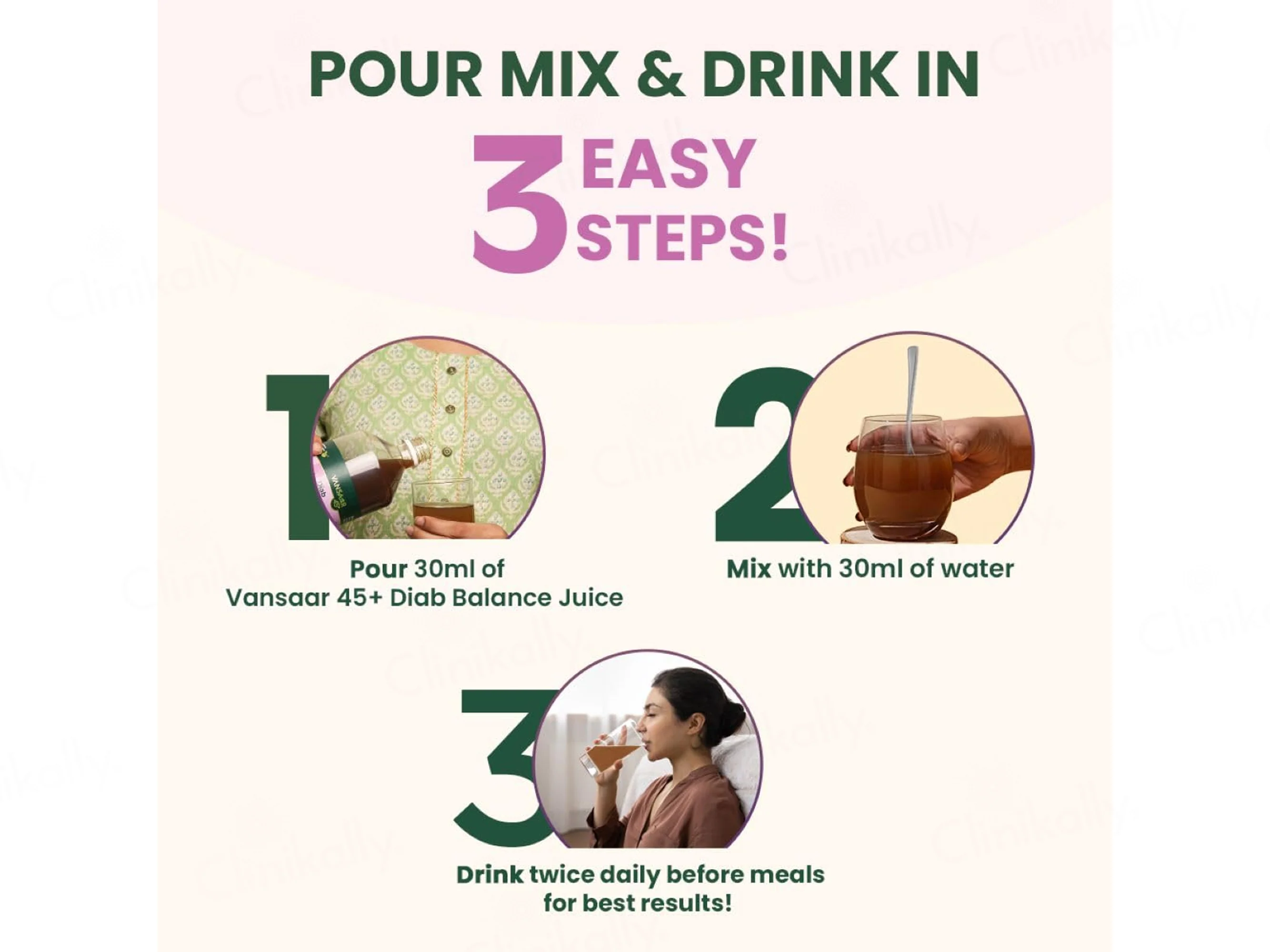 Vansaar 45+ Diabetic Care Diab Balance Supplement Juice - Image 6