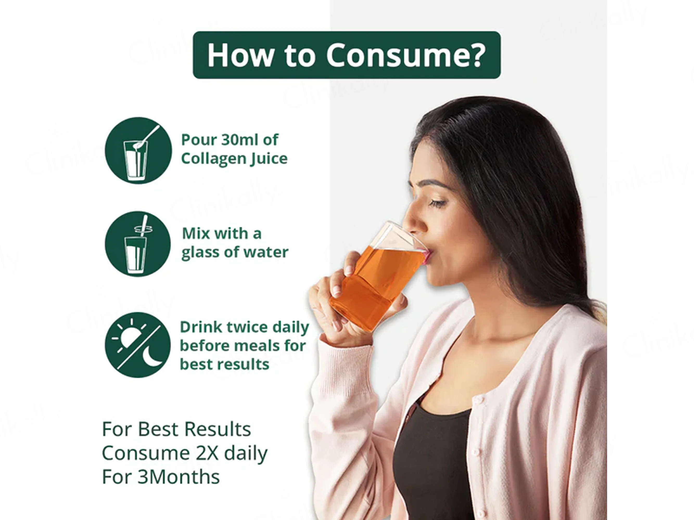 Vansaar 45+ Skin Glow Nutrition Plant Based Collagen Supplement Juice - Image 7