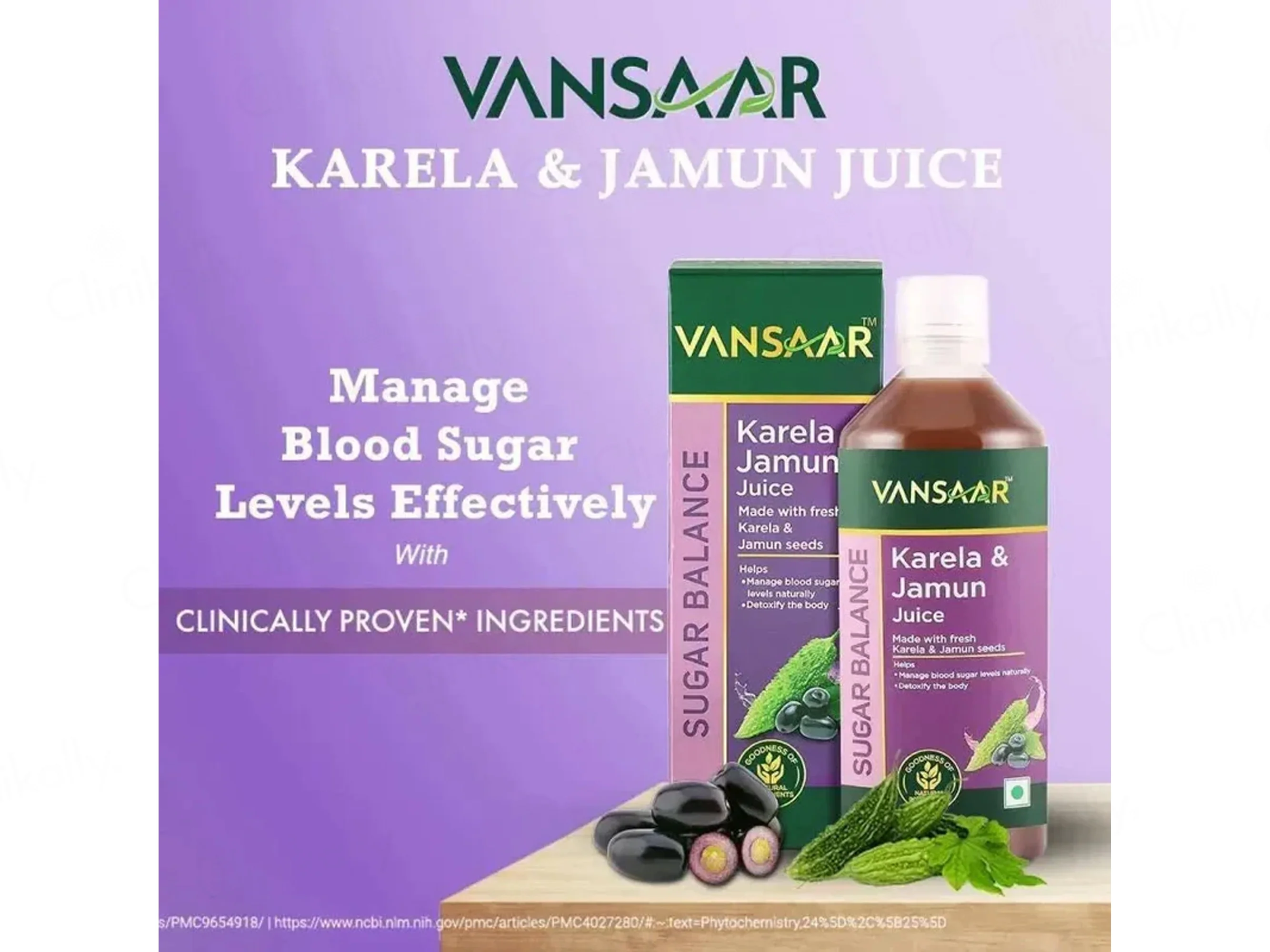 Vansaar 45+ Sugar Balance Karela Jamun Supplement Juice - Image 2
