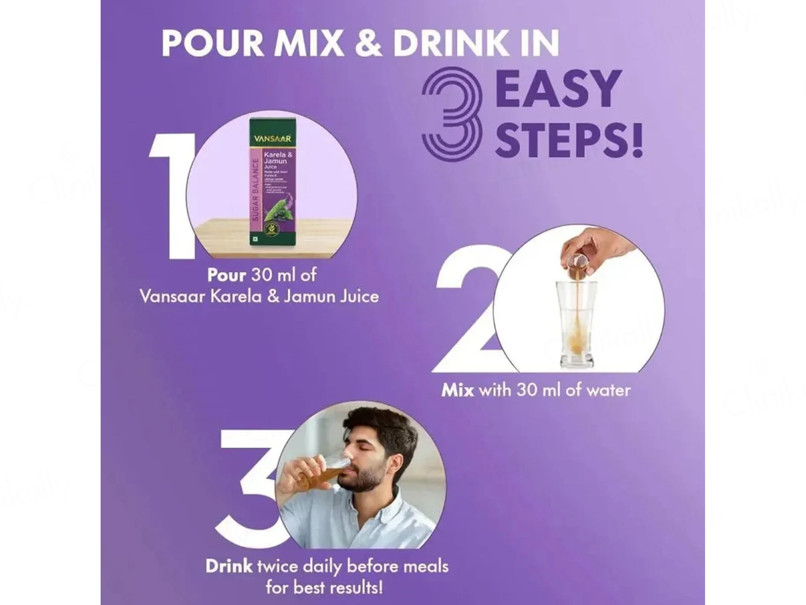 Vansaar 45+ Sugar Balance Karela Jamun Supplement Juice - Image 5