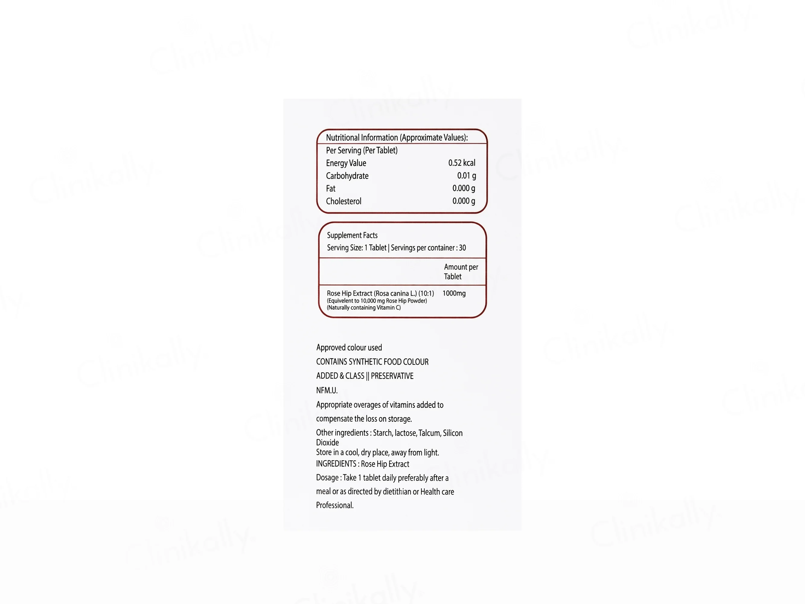 VC-Glow Vitamin C 1000mg Tablet - Image 3
