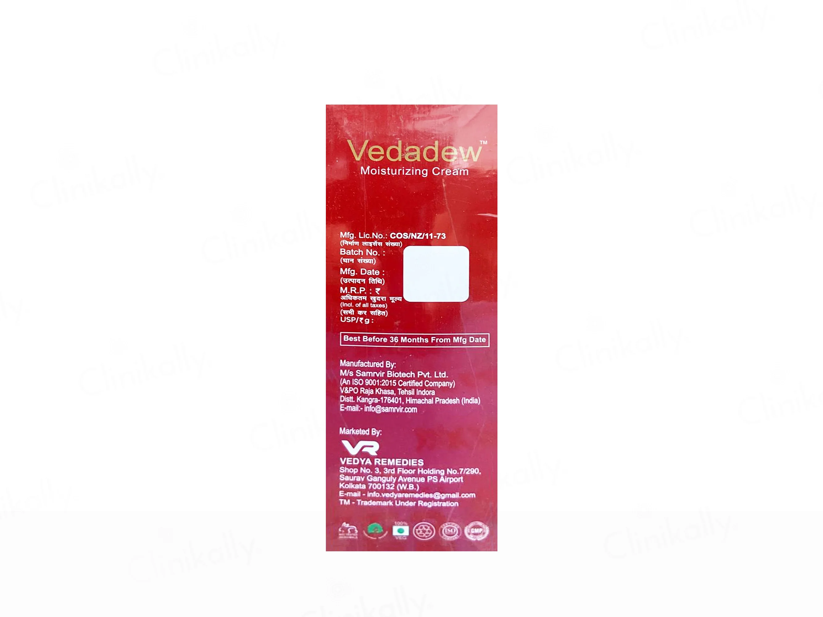 Vedadew Skin Barrier Moisturising Cream - Image 3